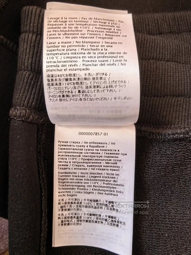 Valentino Valentino Irregular splicing black sweatpants Size US 30 / EU 46 - 7 Thumbnail