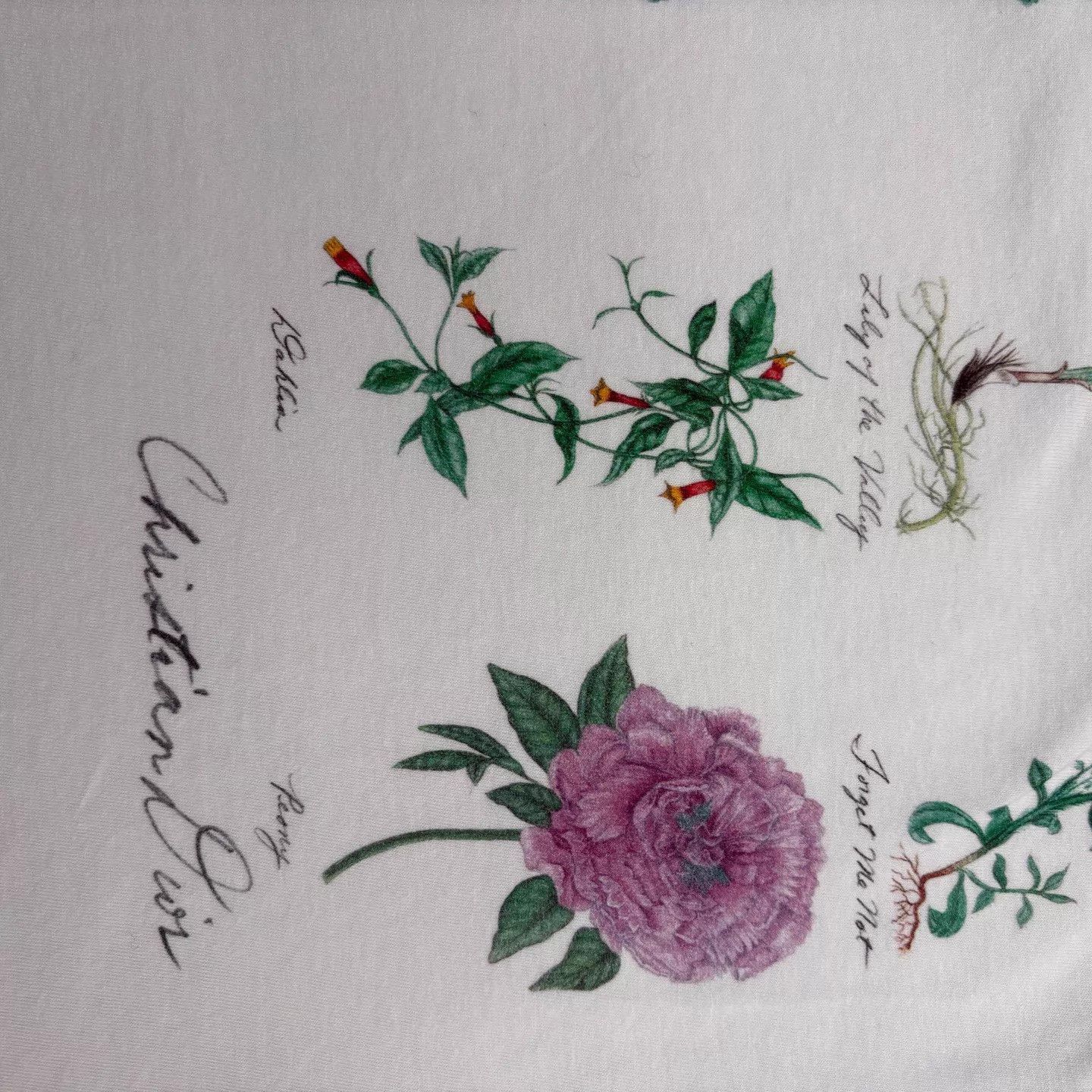 Dior Dior Botanical Specimen Print Short Sleeve Tee M Size US M / EU 48-50 / 2 - 4 Thumbnail