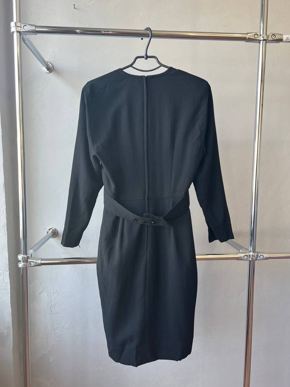Celine RARE 1970/80’S CELINE 100% WOOL EVENING SOLID DRESS SIZE 36 Size XS / US 0-2 / IT 36-38 - 12 Thumbnail