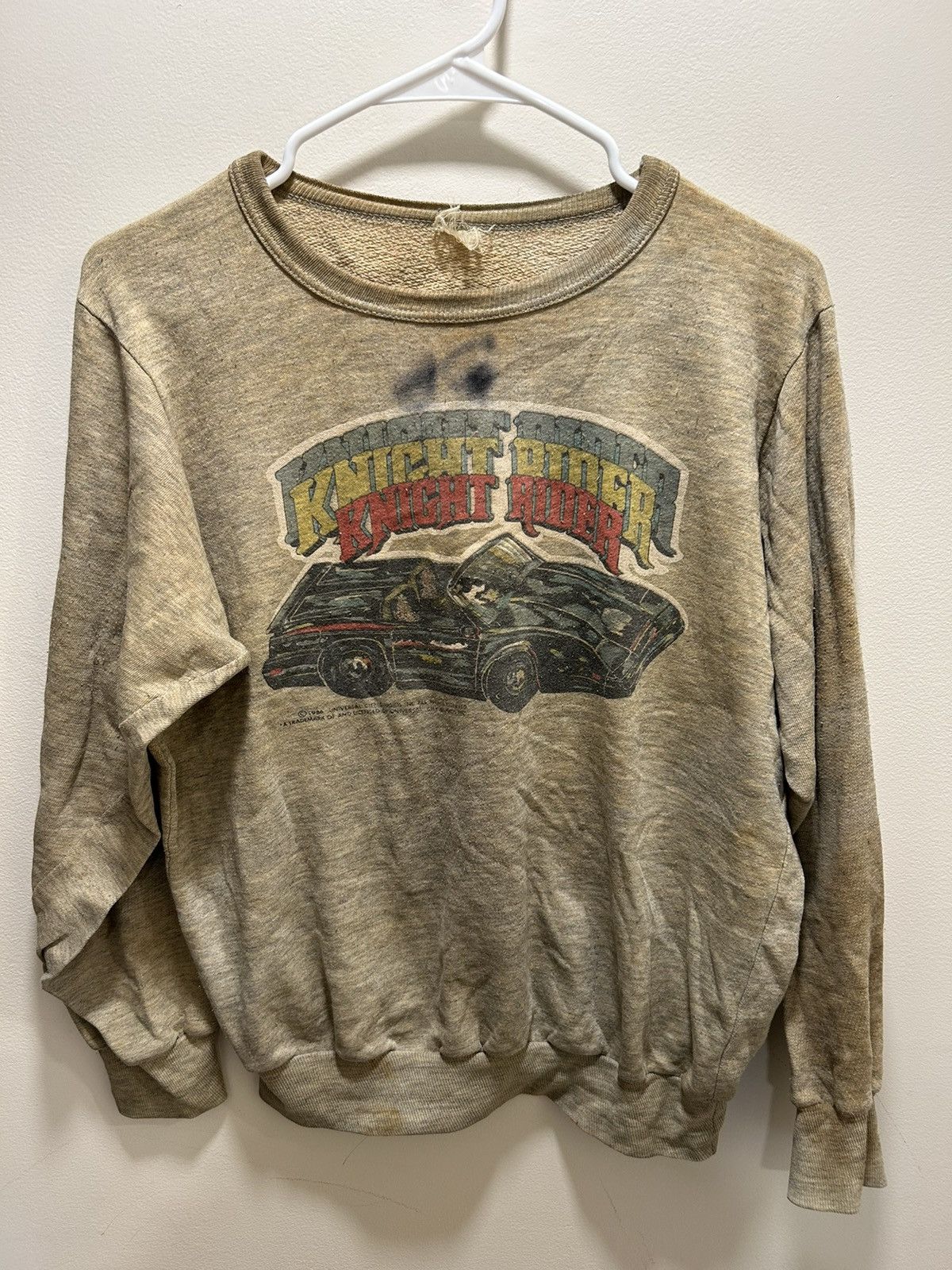 Vintage Crazy Vintage 1986 Knight Rider Universal Studios Crewneck ...