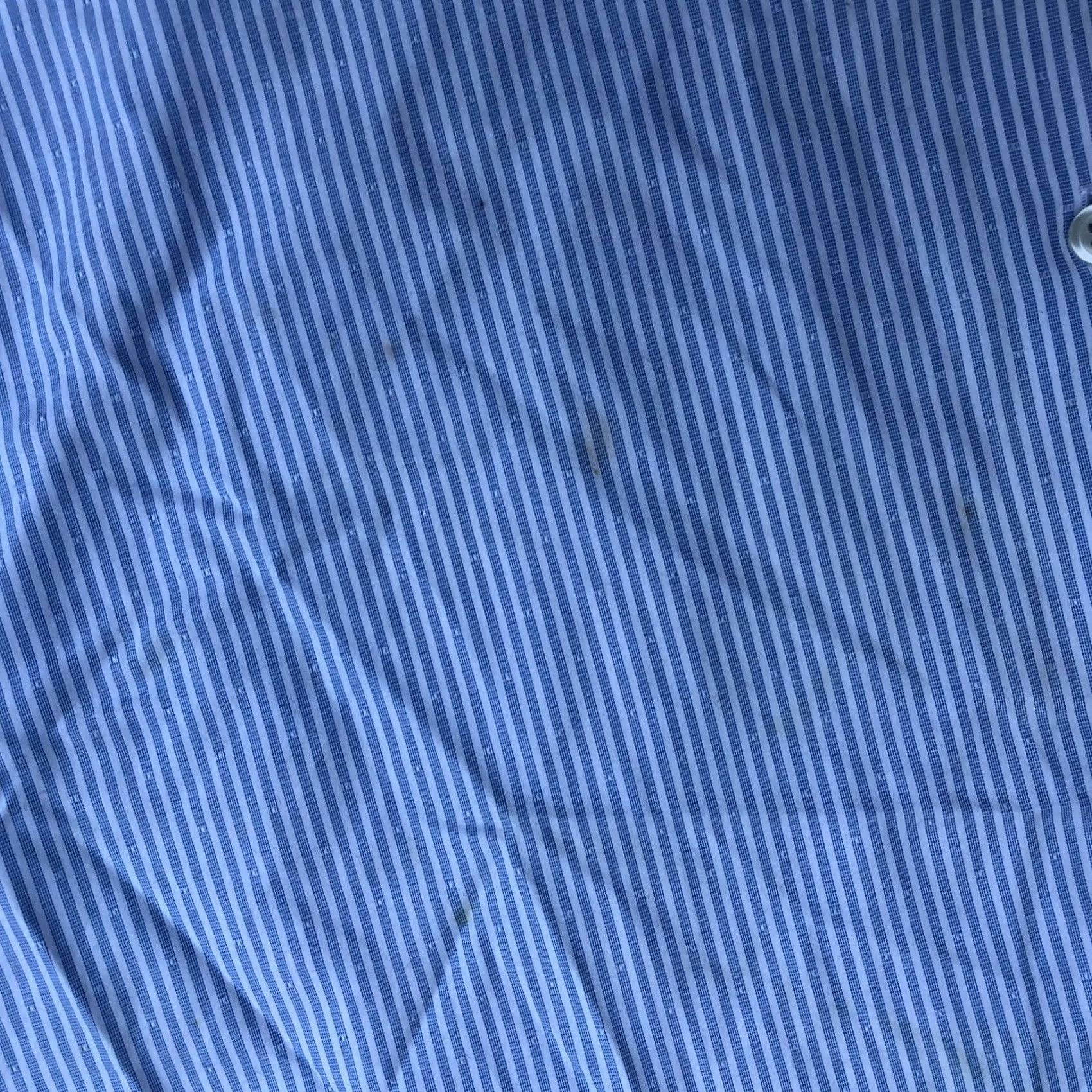 Calvin Klein Calvin Klein Collection Button-Down Shirt Men 2XL Striped Blue Non Iron VTG 2 Ply Button Up Shirt Size US XXL / EU 58 / 5 - 3 Thumbnail