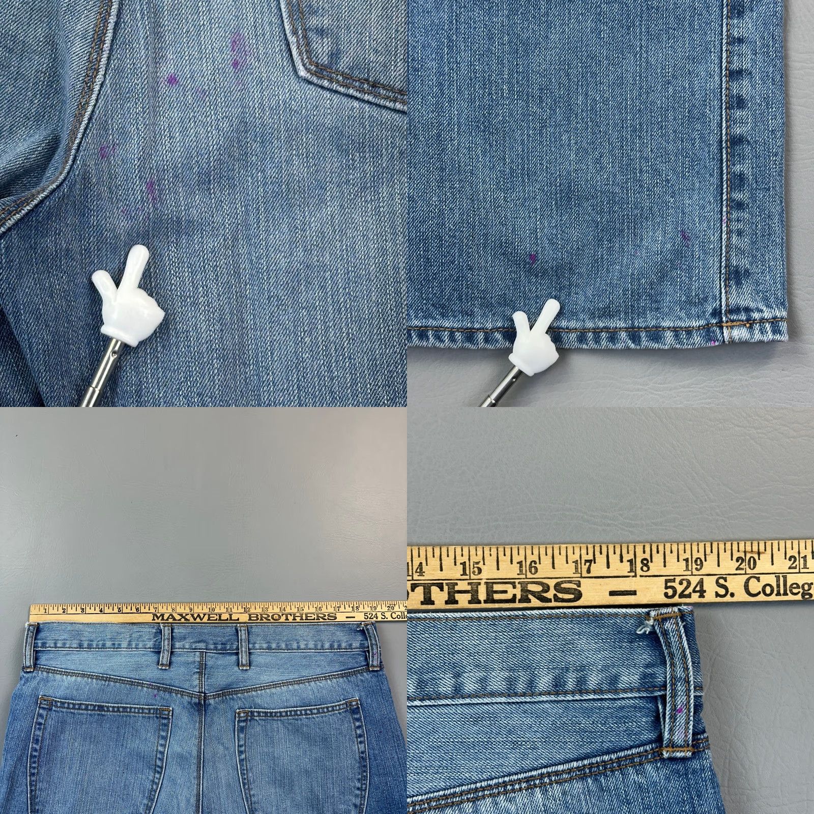 Gap Vintage Gap Jeans Mens 38x31 Regular Denim Blue Vintage Pre-owned 1969 90s 00s Y2K USA Retro Jeans Mens Size US 36 / EU 52 - 9 Thumbnail
