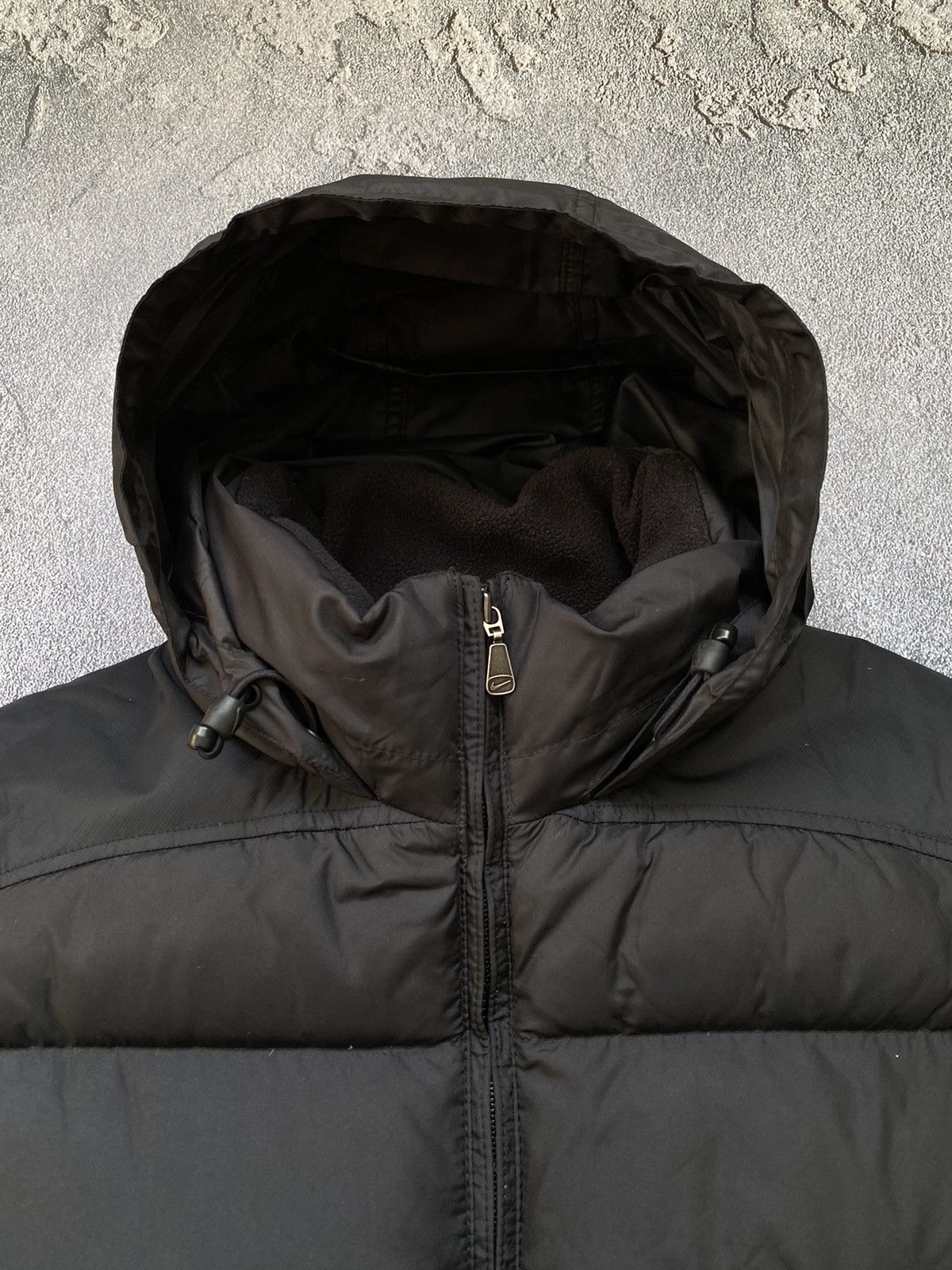 Vintage Nike VNTG Mini Swoosh Black Y2K Puffer Vest Size US M / EU 48-50 / 2 - 6 Thumbnail
