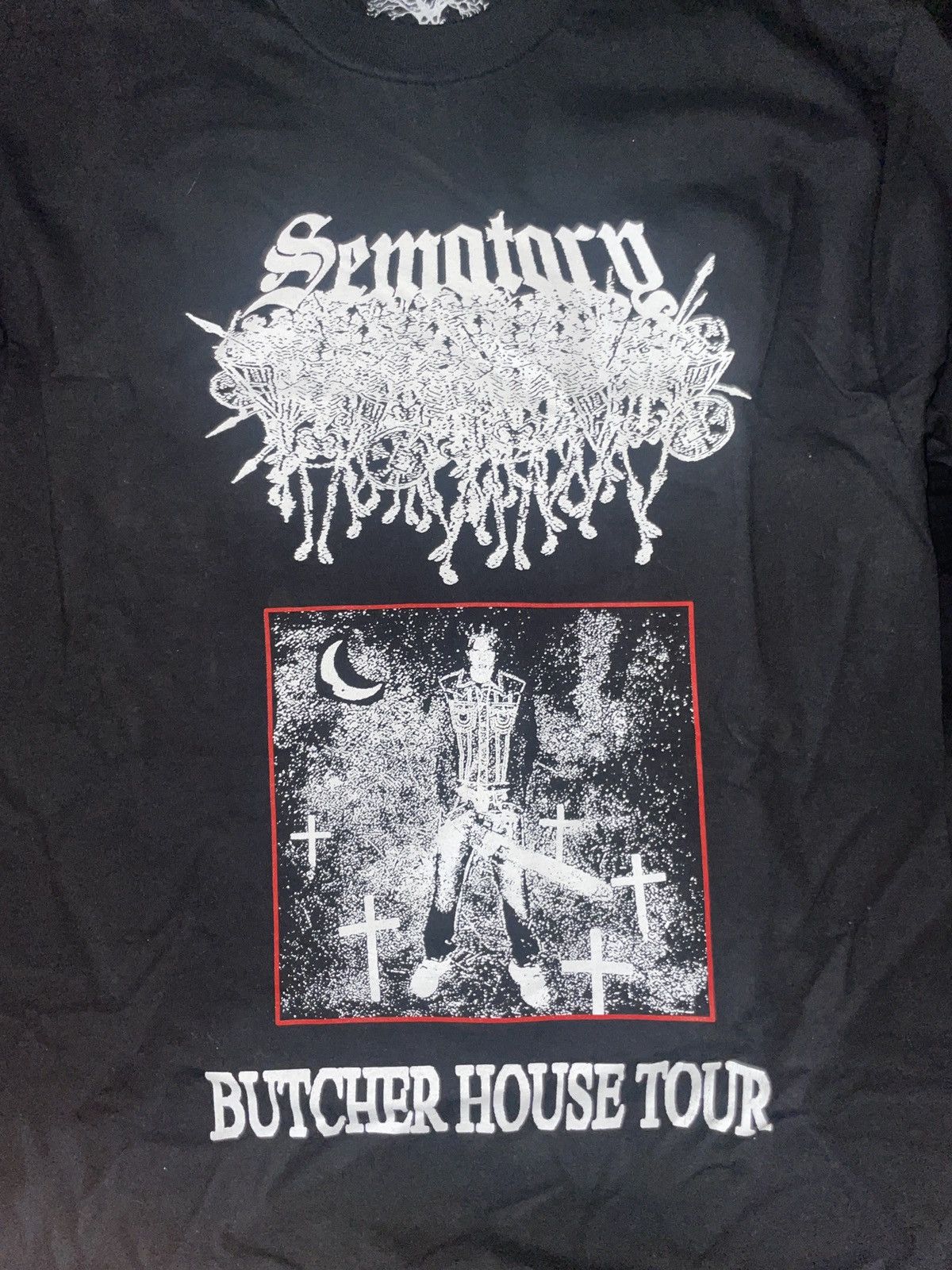 Band Tees × Drain Gang × Glo Gang Sematary butcher house tour long ...