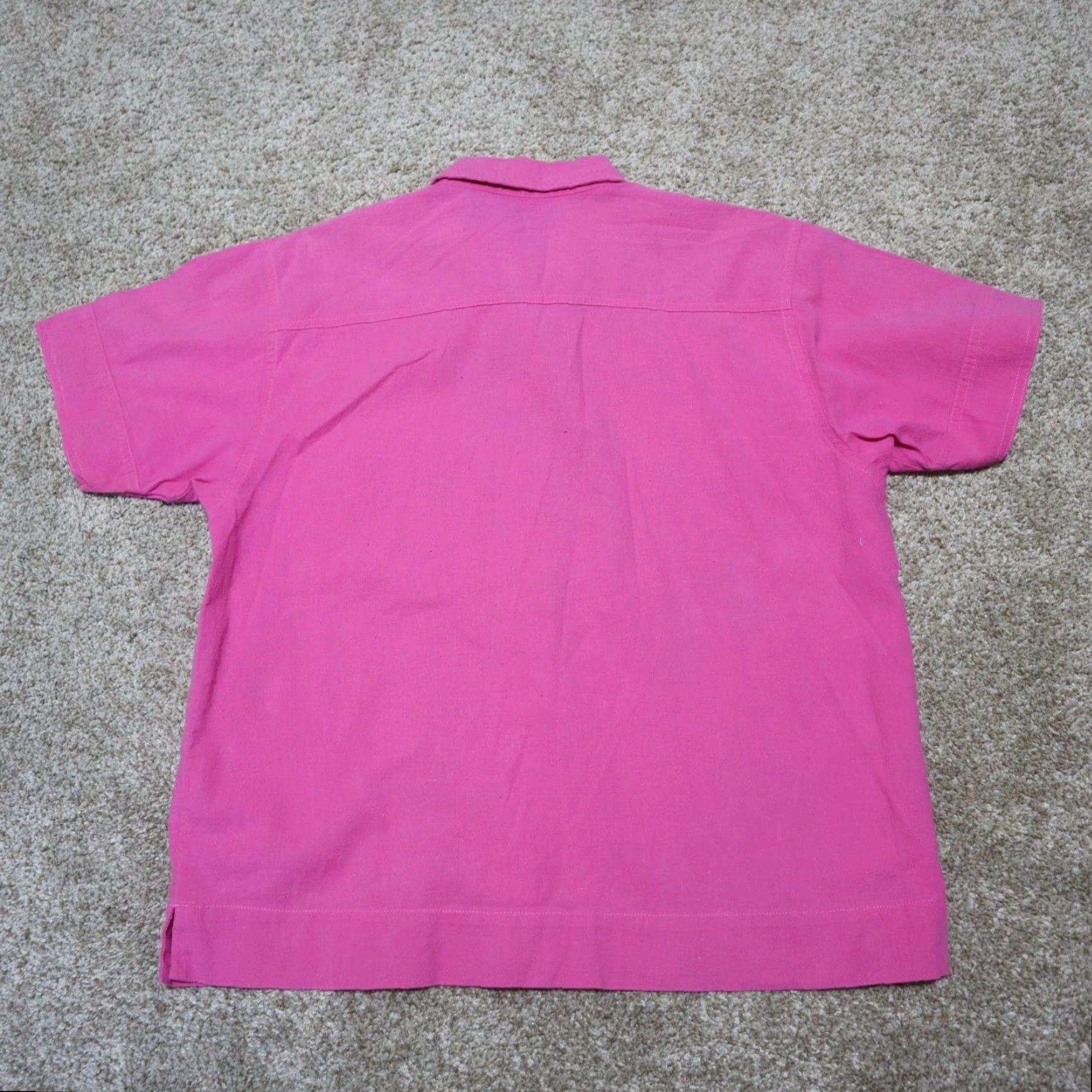 Vintage Bobbie Brooks Shirt Pink Button Up Short Sleeve 100% Cotton Size M Women's Size M / US 6-8 / IT 42-44 - 8 Thumbnail