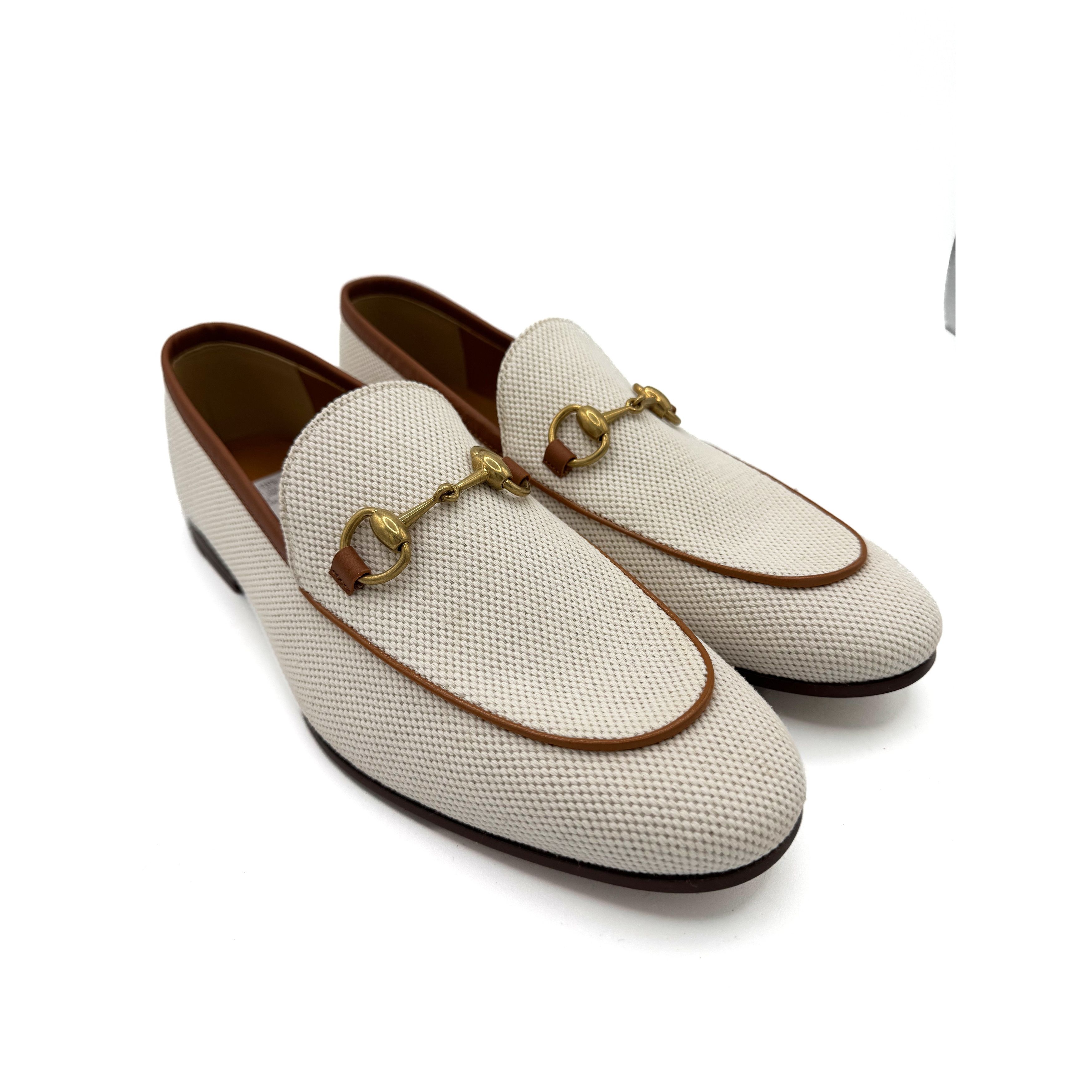 Gucci Gucci Jordaan Horsebit Embellished Slip-on Loafers  display picture 3