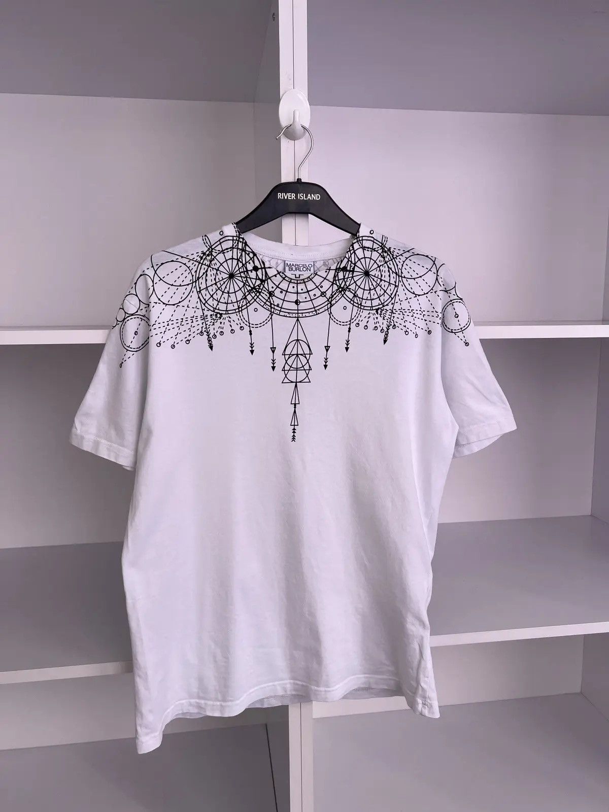 Marcelo Burlon × Vintage Vintage Marcelo Burlon County of Milan Astral Wings T-shirt Size US M / EU 48-50 / 2 - 4 Thumbnail