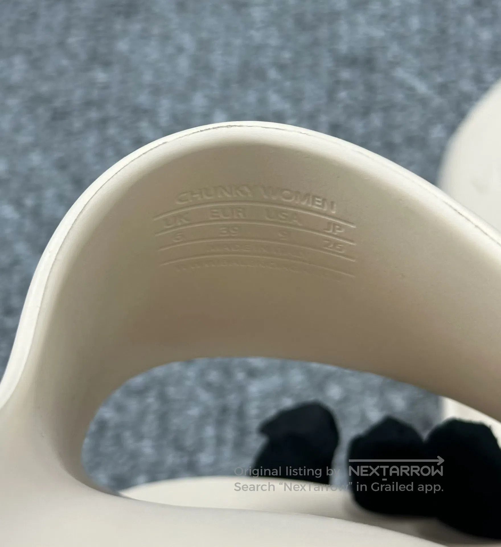 Balenciaga Balenciaga Nude Letter Logo Slippers| Size US 6 / EU 39 - 6 Thumbnail