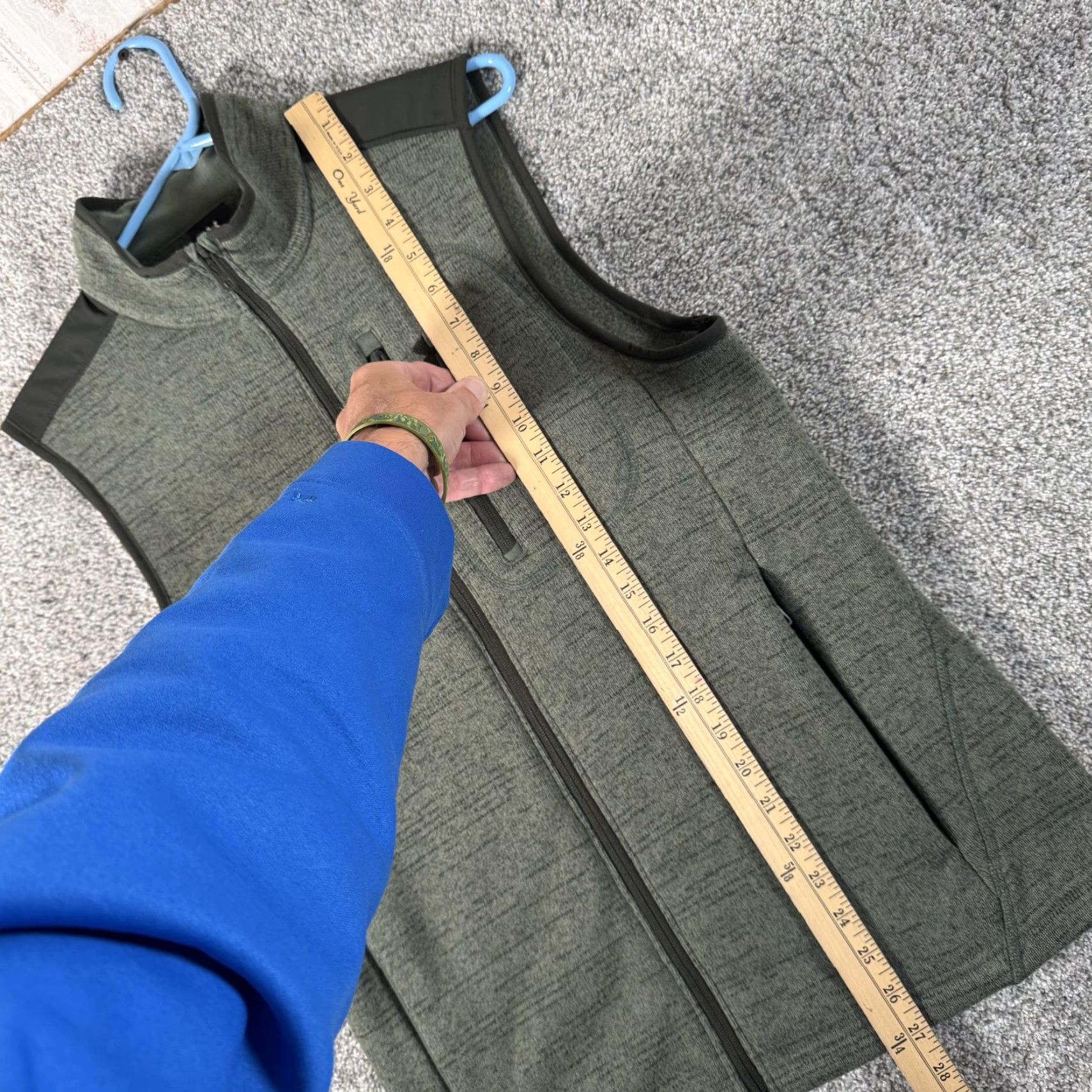 Under Armour Under Armour Vest Mens Small Green Heather Full Zip Sweater Fleece Chest Pocket Size US S / EU 44-46 / 1 - 2 Thumbnail