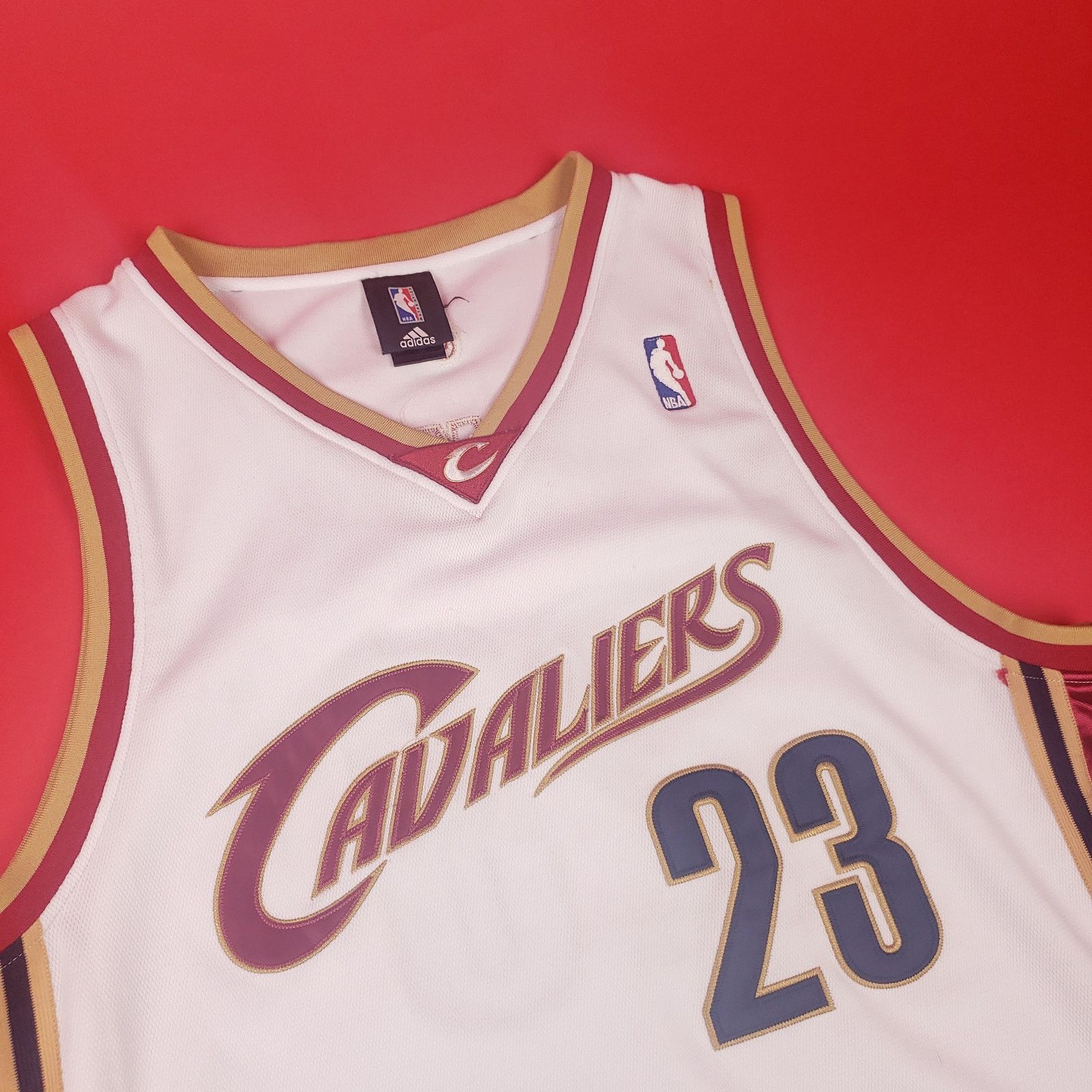 Adidas 2004 LeBron James Cleveland Cavs Cavaliers Adidas Jersey 54 Size US XL / EU 56 / 4 - 8 Thumbnail