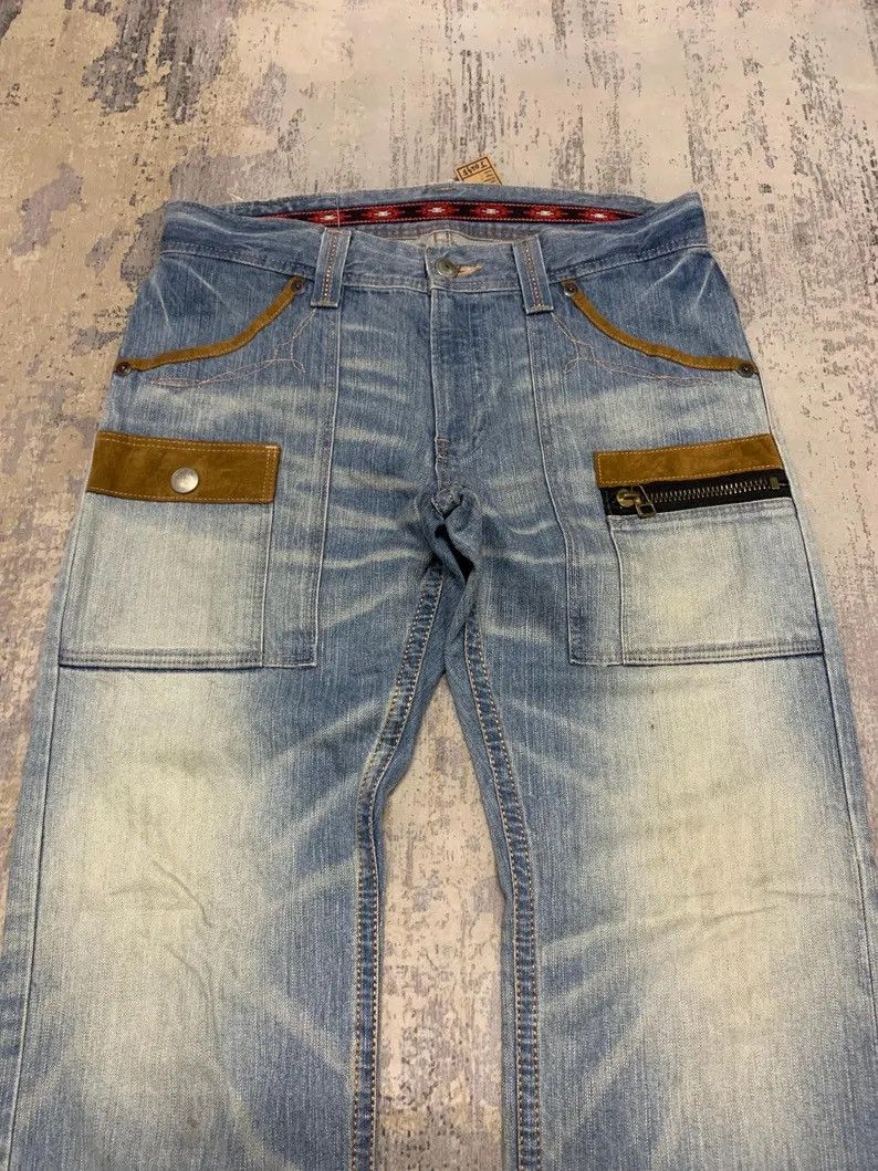 Edwin Edwin XVS Western Bush Pants Suede Pocket Gimmick Denim Size US 34 / EU 50 - 2 Thumbnail