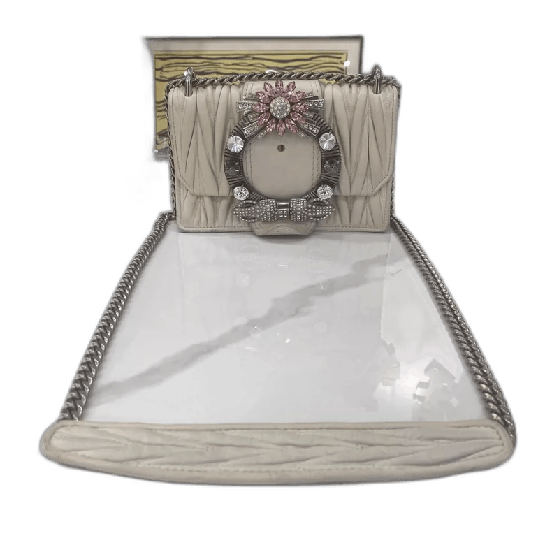 Miu Miu Miumiu Lady Chain Bag with Gemstones Size ONE SIZE - 1 Thumbnail