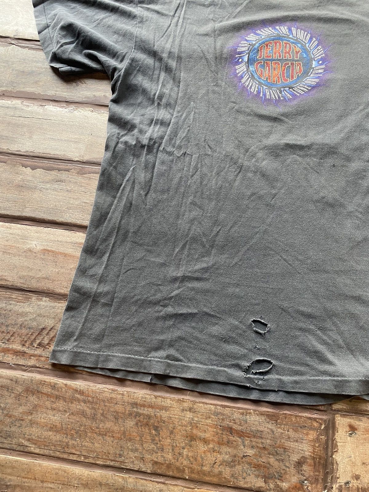 Band Tees × Grateful Dead × Vintage Vintage 1990s Jerry Garcia T shirts Size US XL / EU 56 / 4 - 9 Thumbnail