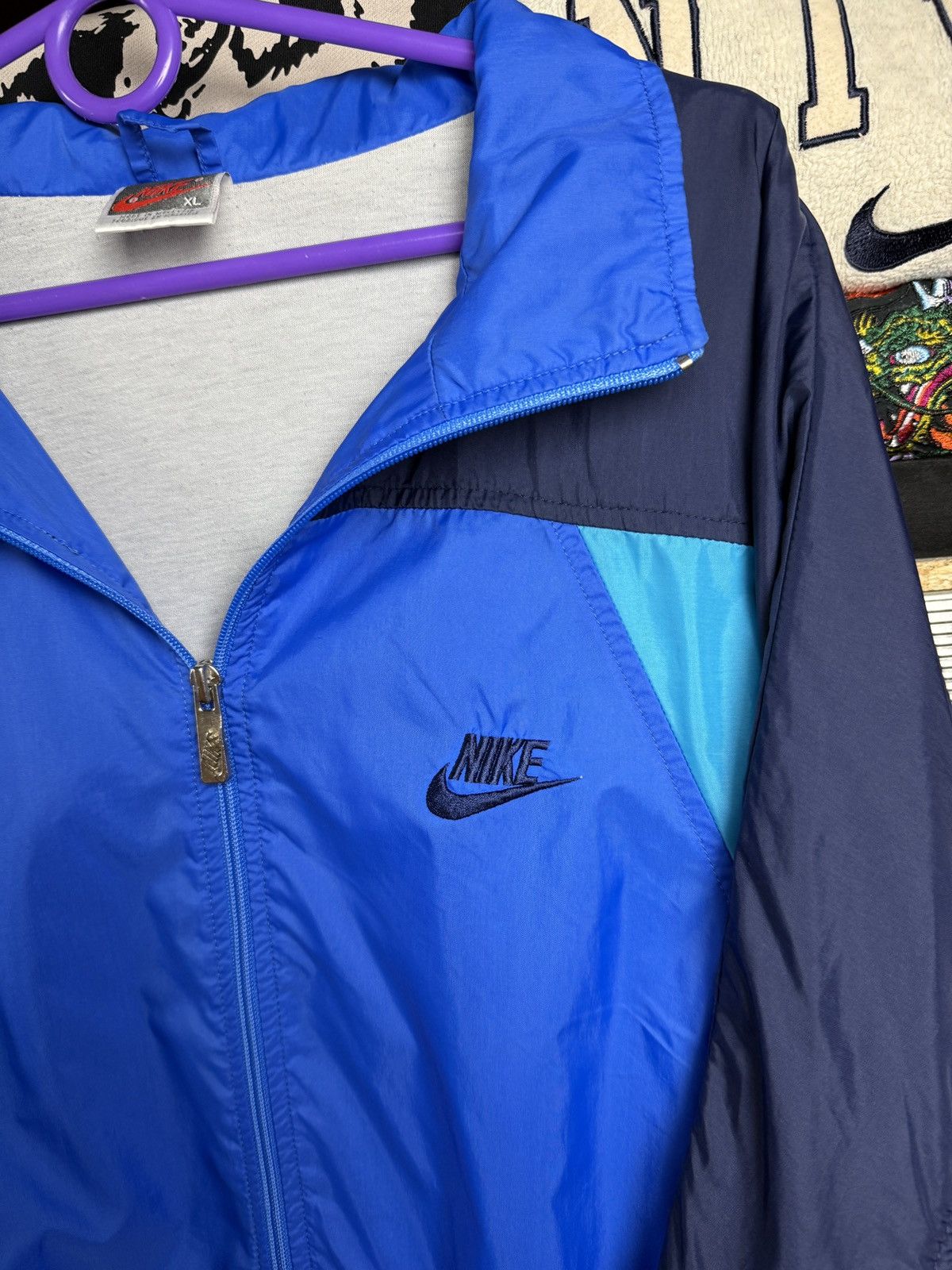 Nike VINTAGE 90S NIKE NYLON JACKET Size US XL / EU 56 / 4 - 5 Thumbnail