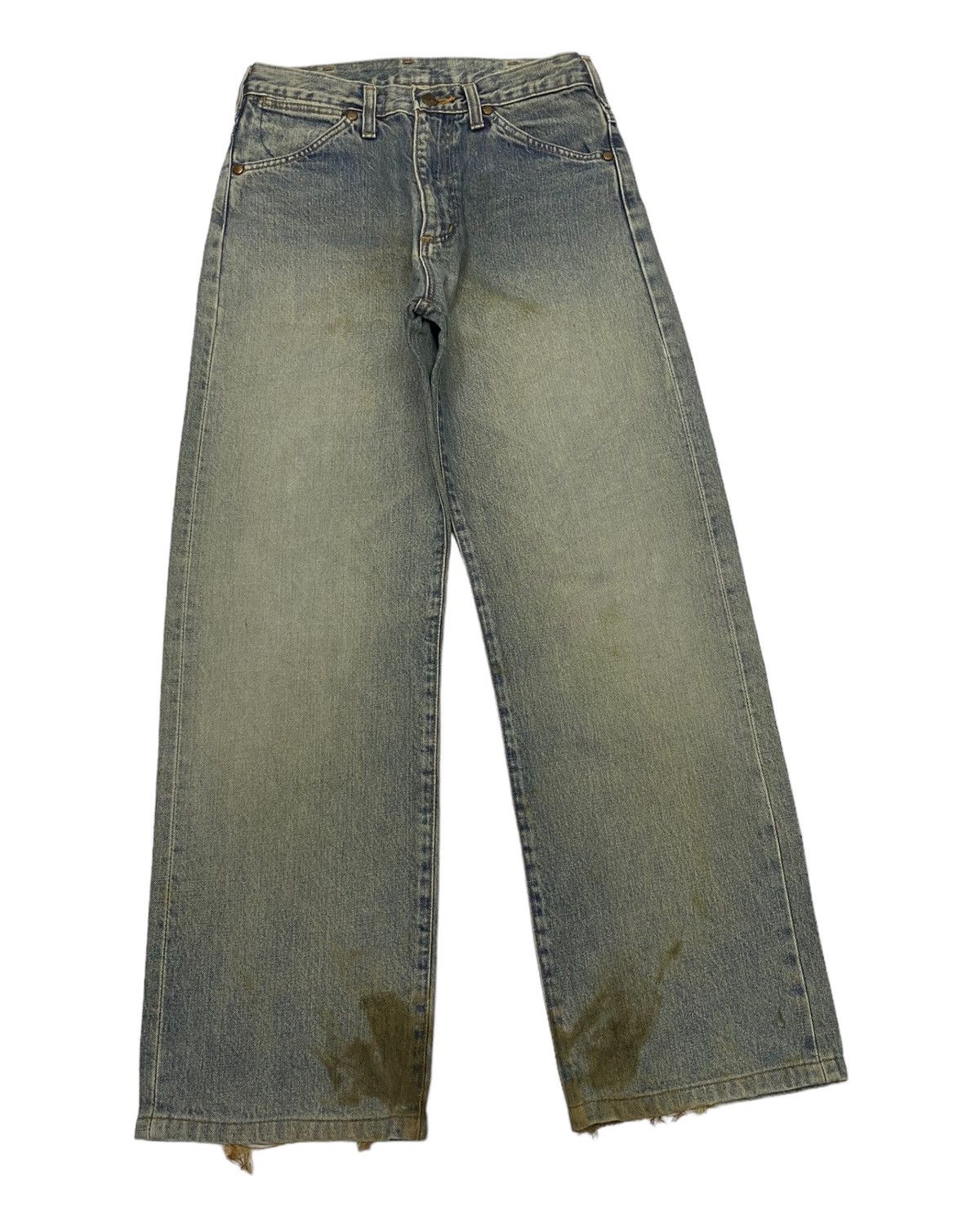 Kapital SELVEDGE DENIM BAGGY WRANGLER 80s FADED DISTRESSED DENIM Size US 27 - 8 Thumbnail