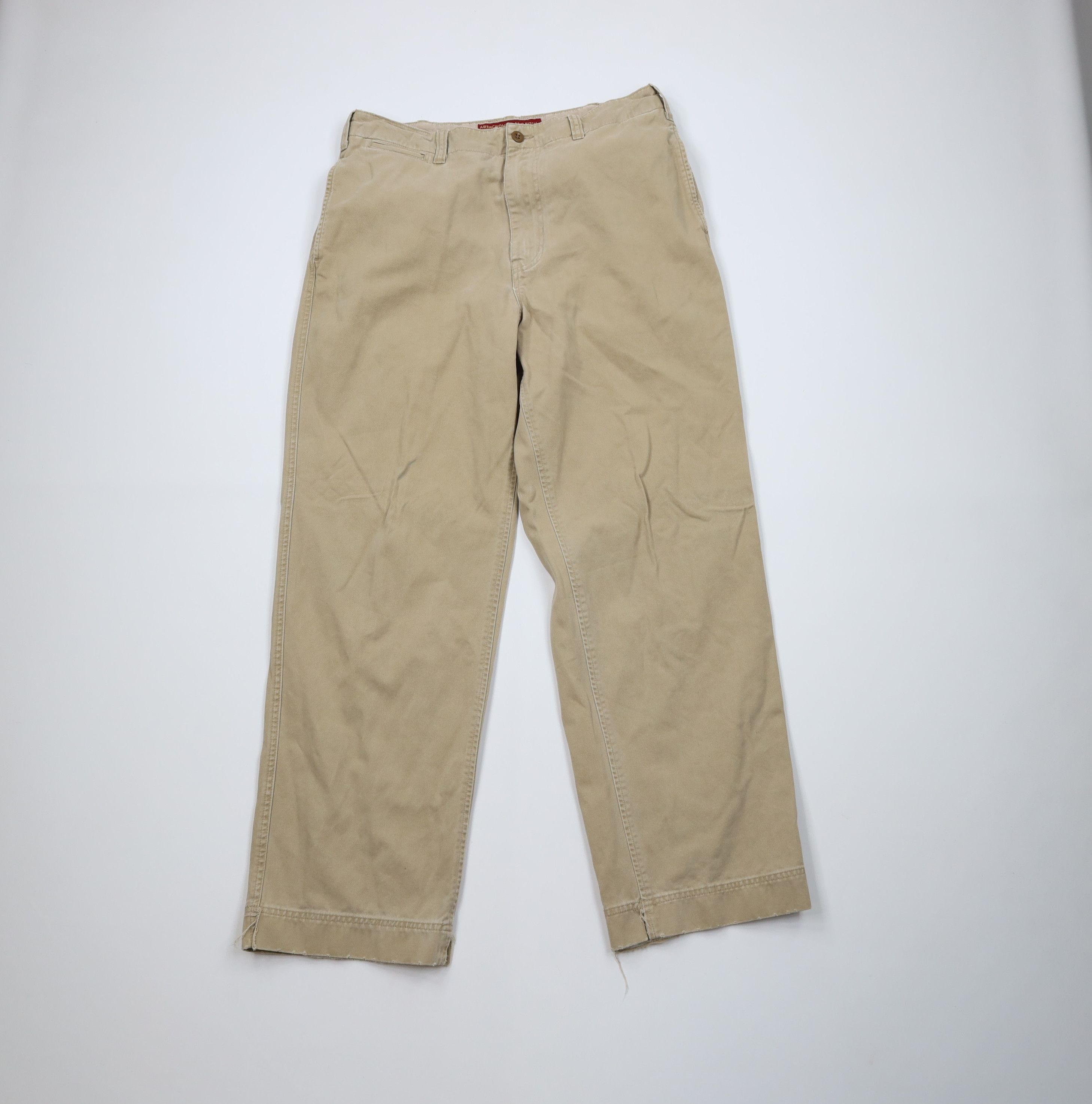 Abercrombie & Fitch Vintage 90s Y2K Abercrombie & Fitch Wide Leg Surplus Pants Size US 32 / EU 48 - 1 Thumbnail