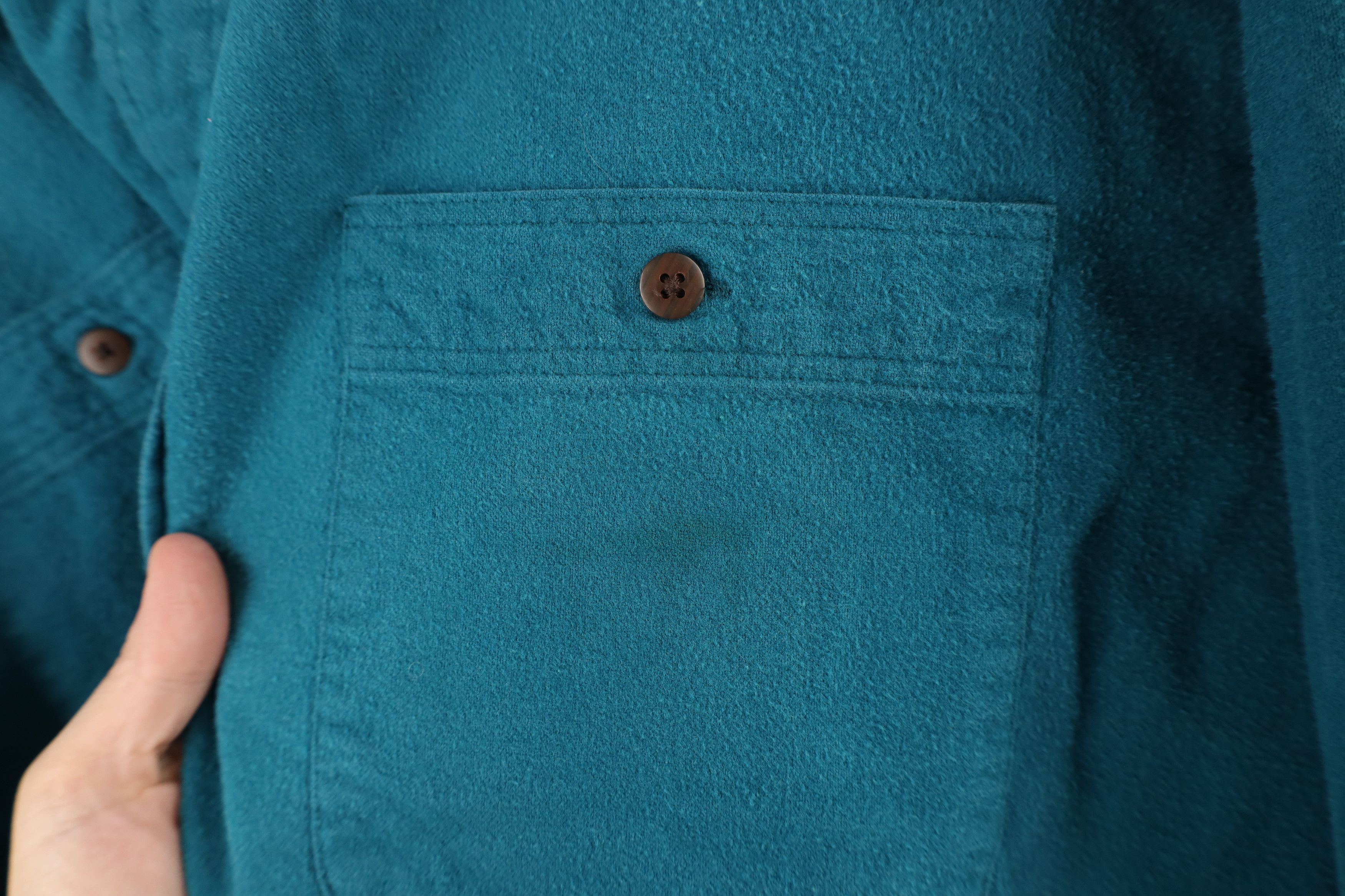 Eddie Bauer × Vintage Vintage 90s Eddie Bauer Cloth Sonoma Flannel Button Shirt Size US XL / EU 56 / 4 - 4 Thumbnail