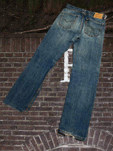 Levi's Crazy vintage y2k Levi’s 505 faded washed denim jeans skater Size US 32 / EU 48 - 1 Thumbnail