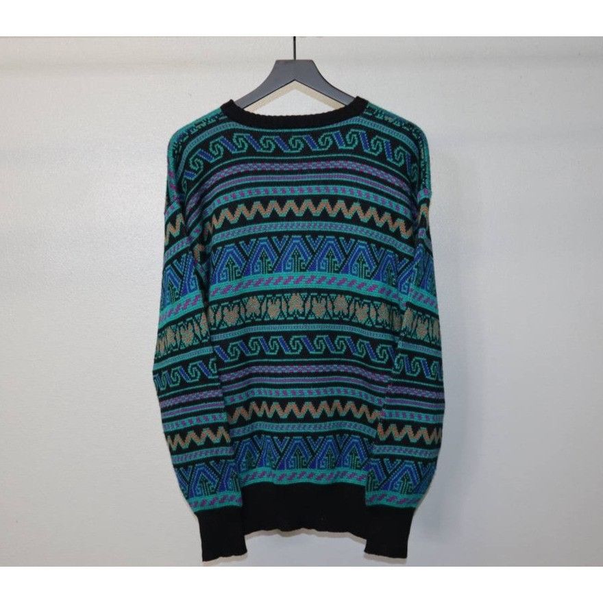 Meister Vintage Meister Women's XL Aztec Wool Blend Sweater Size XL / US 12-14 / IT 48-50 - 6 Thumbnail
