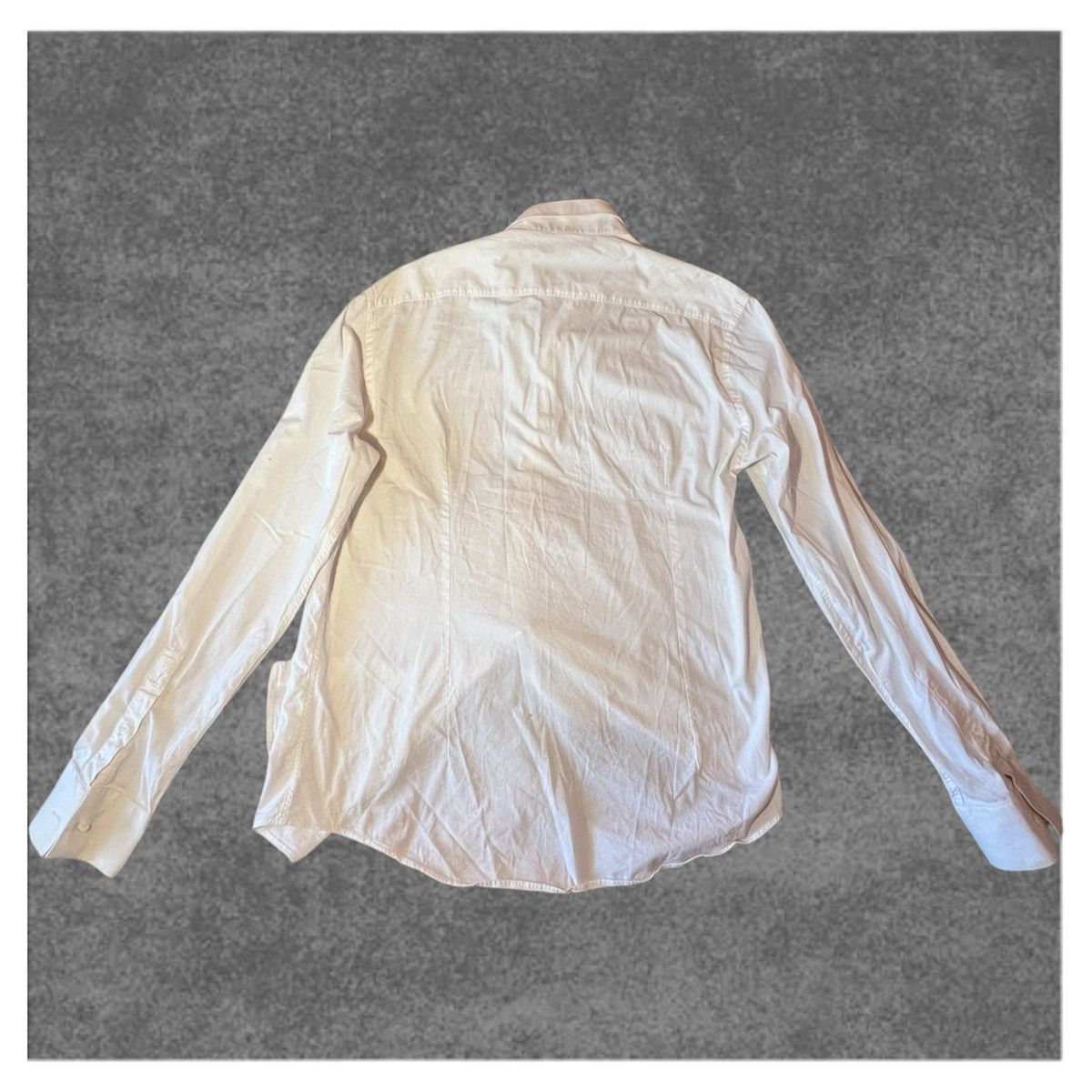 Versace × Versace Jeans Couture “Versace Collection White Button-Up Shirt Men’s L Authentic Size US L / EU 52-54 / 3 - 2 Thumbnail