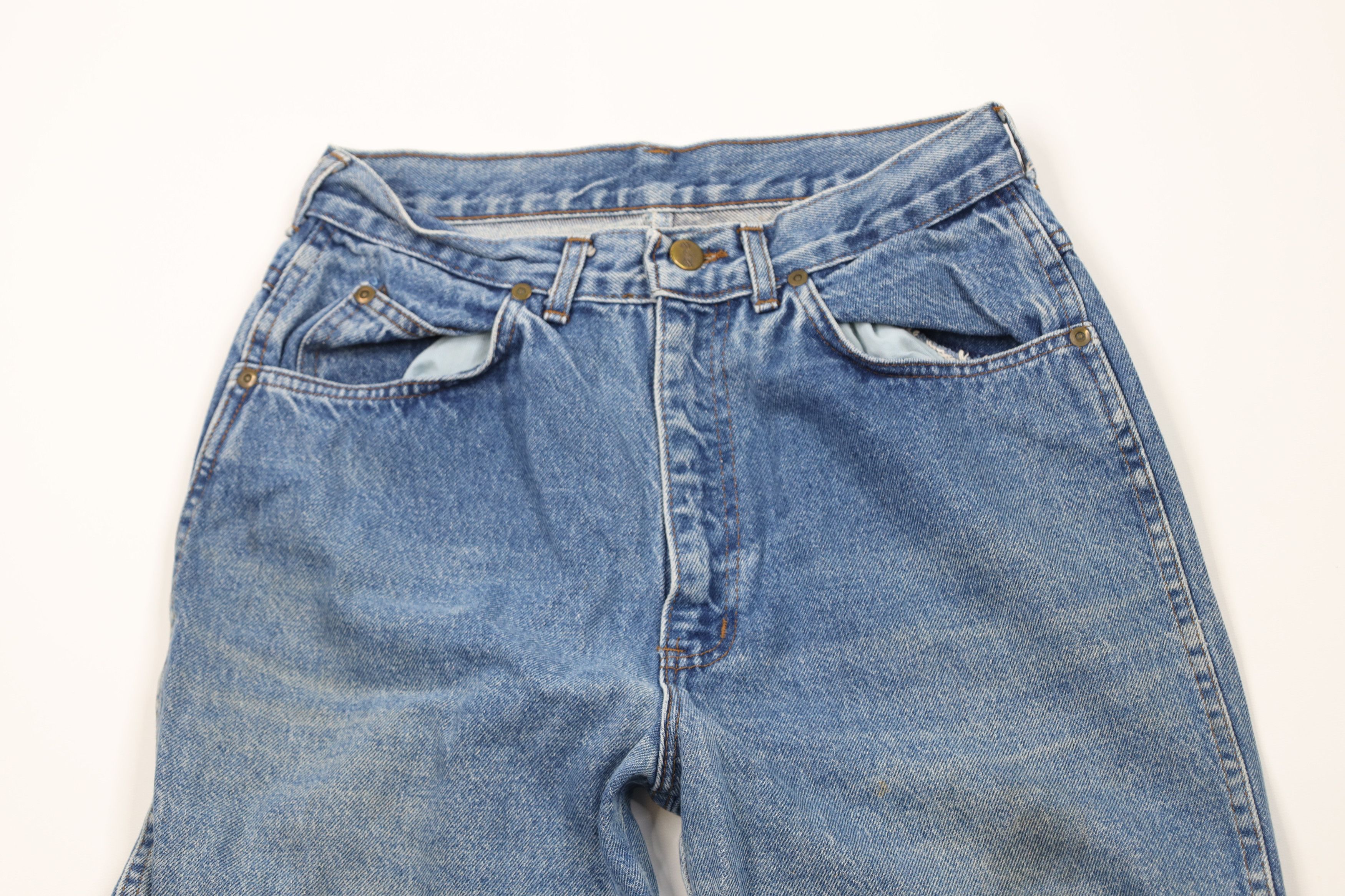 Vintage Vintage 90s Streetwear High Waist Tapered Jeans Blue USA Size 32" / US 10 / IT 46 - 2 Thumbnail
