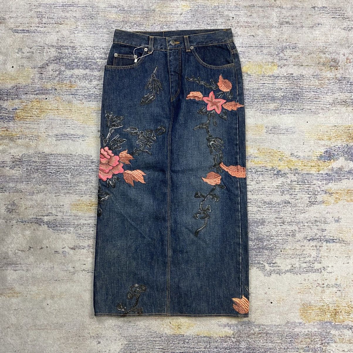 Gucci gucci skirt denim Size 28" / US 6 / IT 42 - 1 Thumbnail