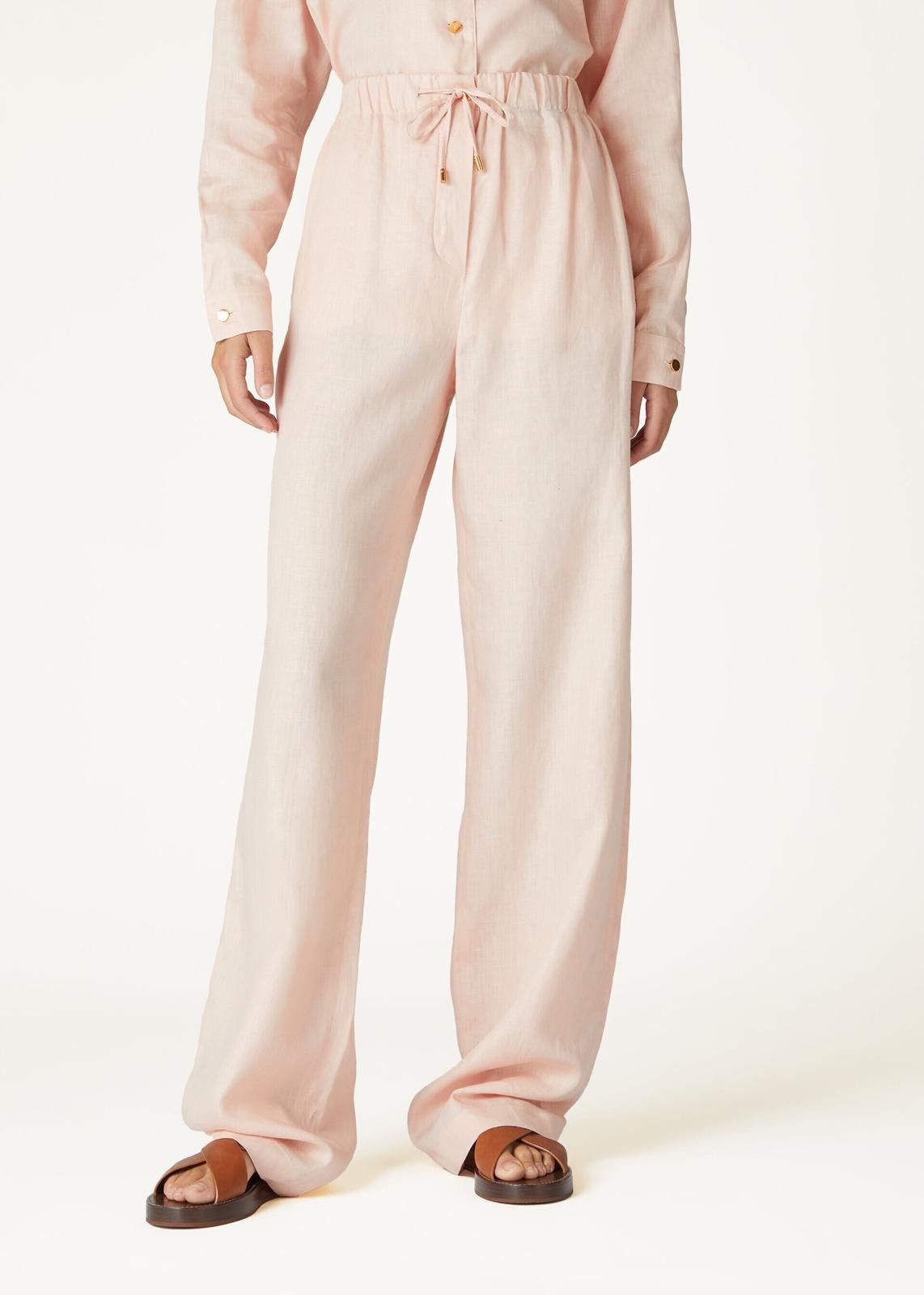 Loro Piana o1srvl11e0425 FAN8466 Helios Pant in Light Pink Size 28" / US 6 / IT 42 - 4 Thumbnail