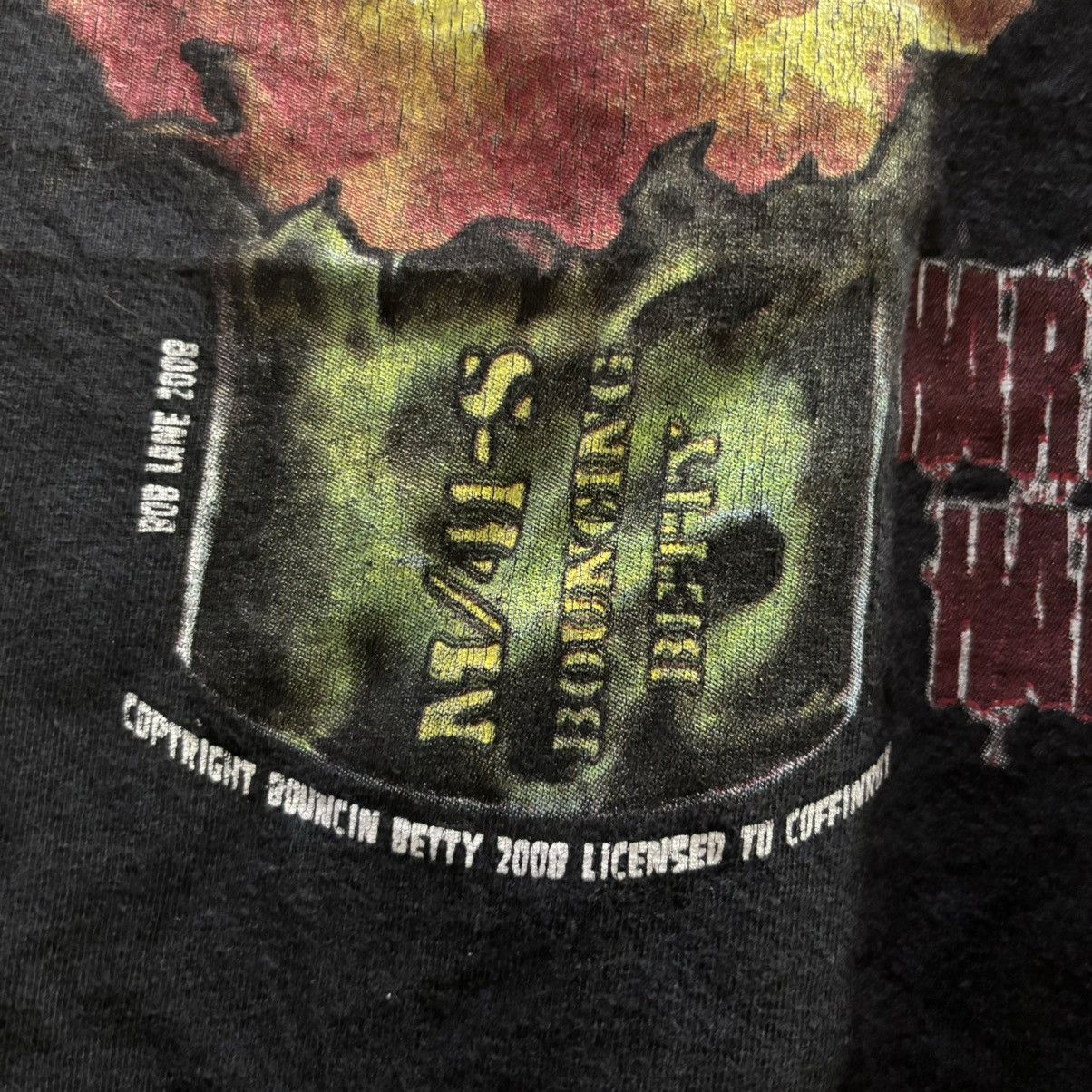 Band Tees × Vintage Vintage Bouncin Betty Hard Rock Happens Shirt Rock Punk Size US XXL / EU 58 / 5 - 4 Thumbnail