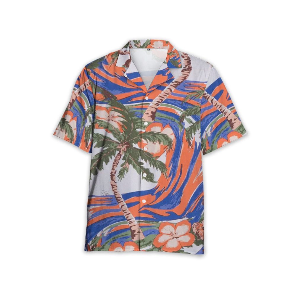 Designer Le Fluer Shirt 'Multi' – Bold Florals, Timeless Cool Size US L / EU 52-54 / 3 - 4 Thumbnail