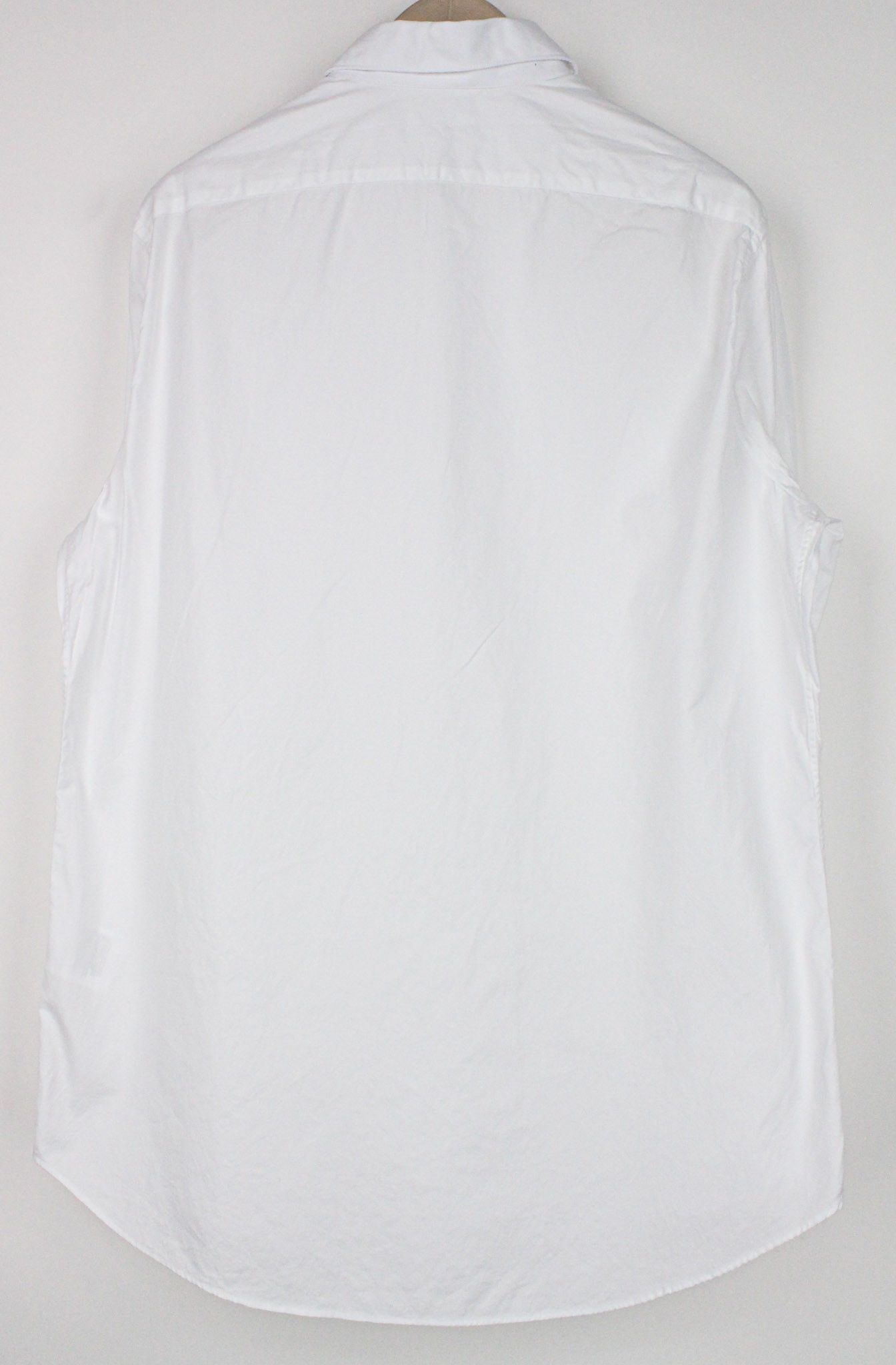 Suitsupply 43/17 Slim White Cotton Long Twill 72758 Size 42R - 2 Thumbnail