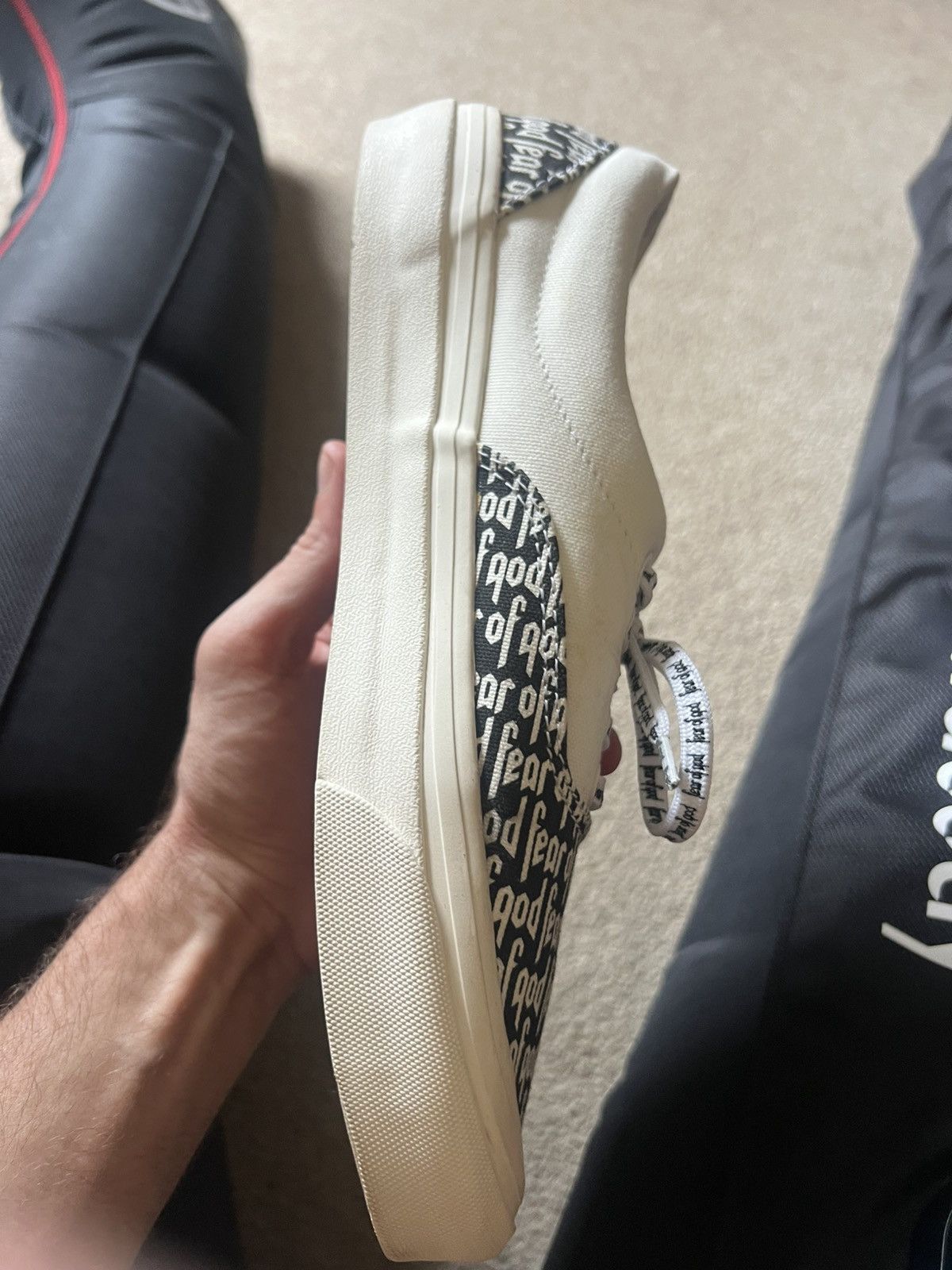 Fear of God × Vans Vans Fear of God Era 95 DX Marshmallow & Black size 10 Size US 10 / EU 43 - 15 Thumbnail