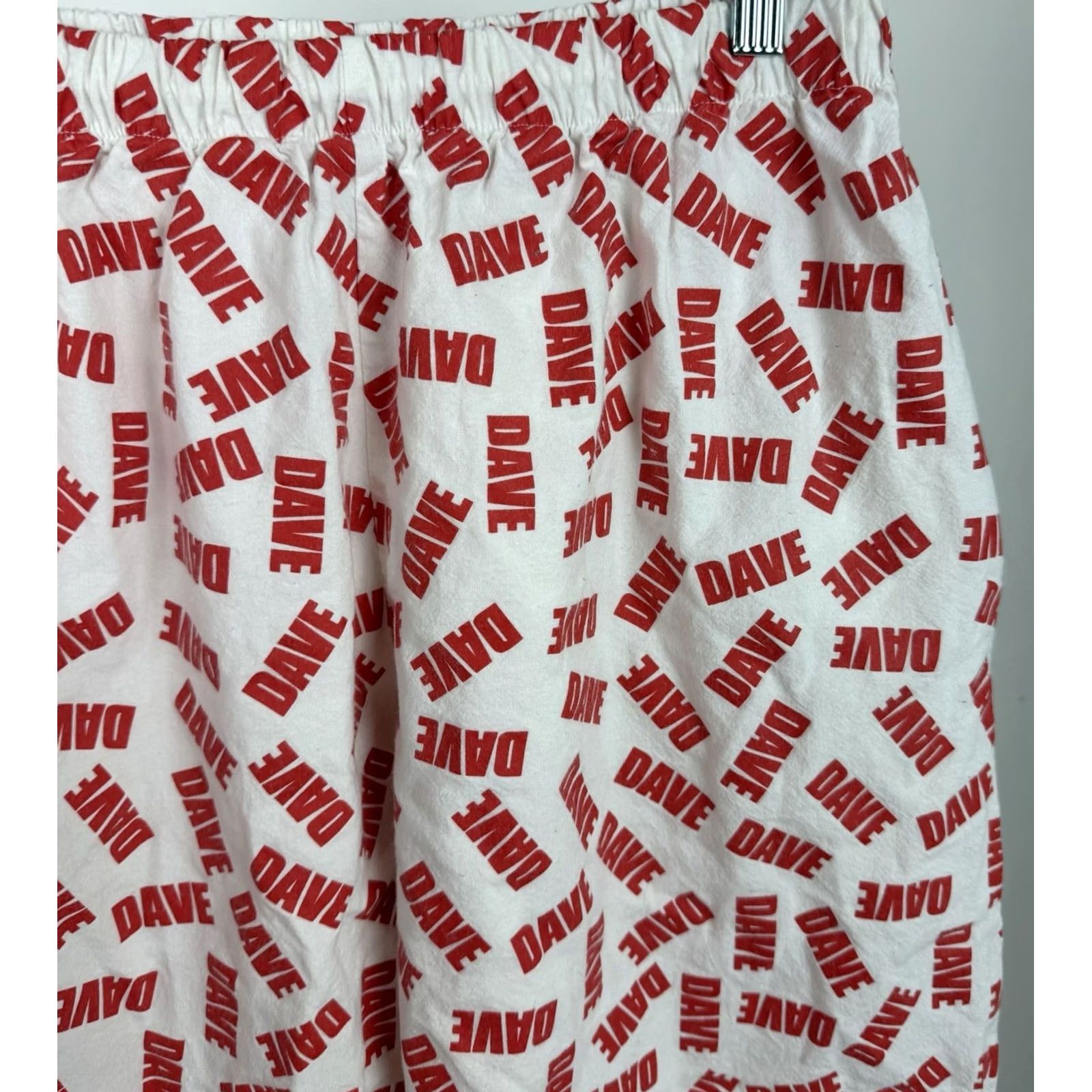 Vintage VINTAGE Boxer Rebellion Pajama Pants Mens Medium White Cotton AOP Novelty Print 90s Funny Size US 31 - 3 Thumbnail