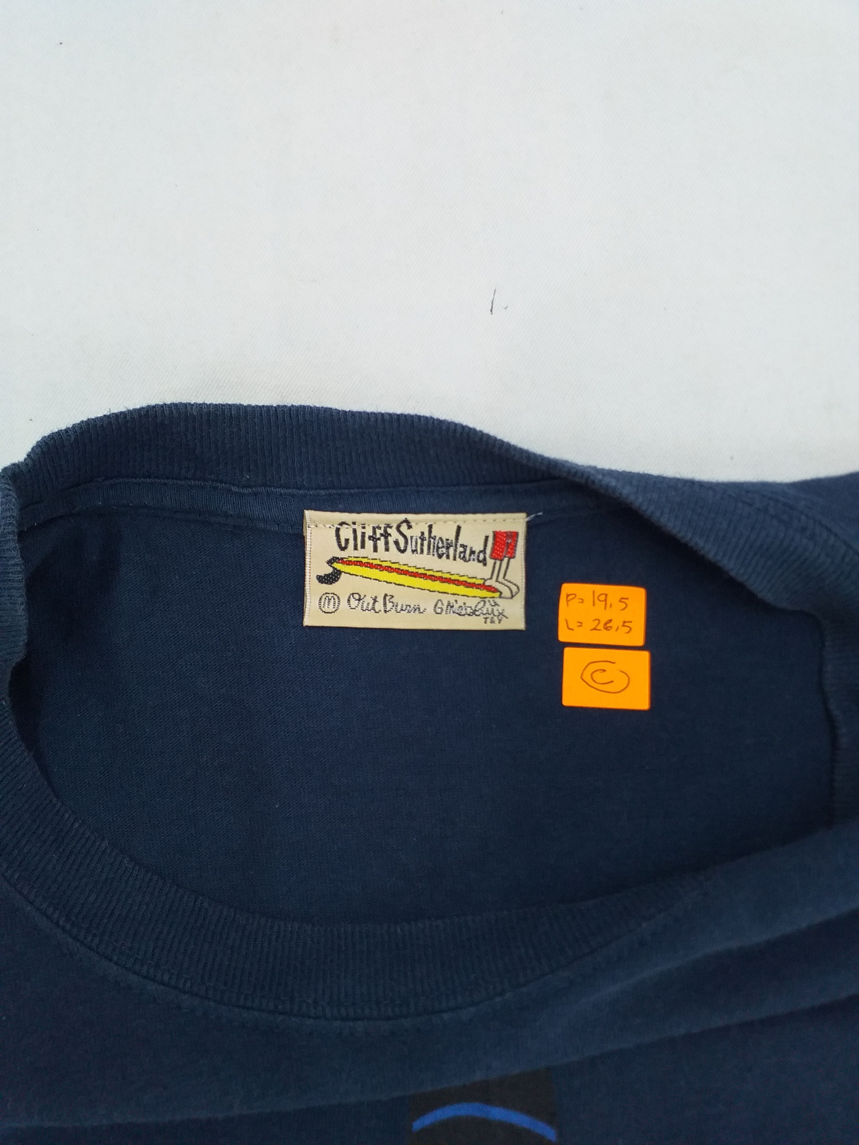 Vintage Vintage Cliff Sutherland Surf Day Surfers T Shirt -C028 Size US M / EU 48-50 / 2 - 5 Thumbnail