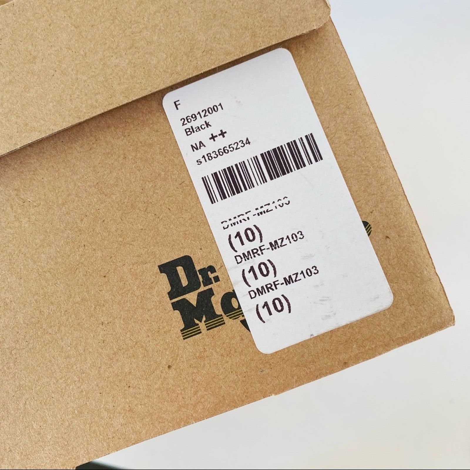 Dr. Martens NEW DR DOC MARTENS Black Leather Canvas Combat Ankle Boot 10 Size US 10 / EU 43 - 6 Thumbnail