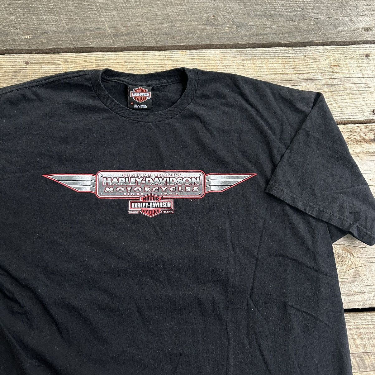 Harley Davidson Vintage Y2K Harley Davidson Biker Motorcycle Virginia Shirt Size US XL / EU 56 / 4 - 1 Thumbnail