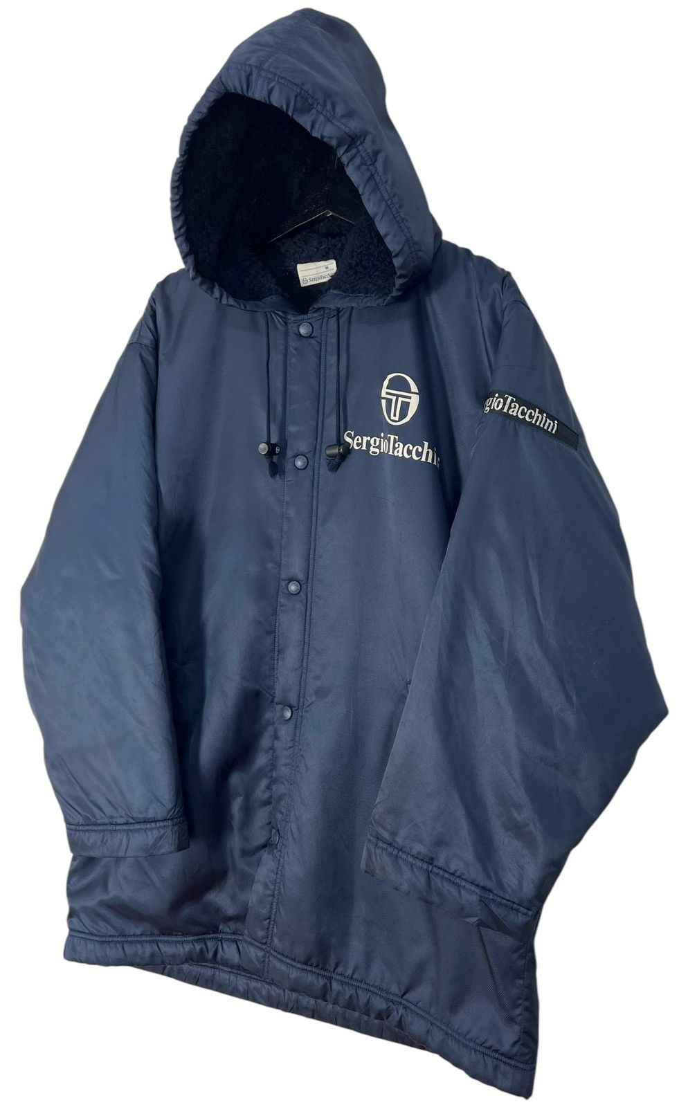 Sergio Tacchini Vintage Sergio Tacchini Fur Lined Coach Jacket Size US M / EU 48-50 / 2 - 4 Thumbnail