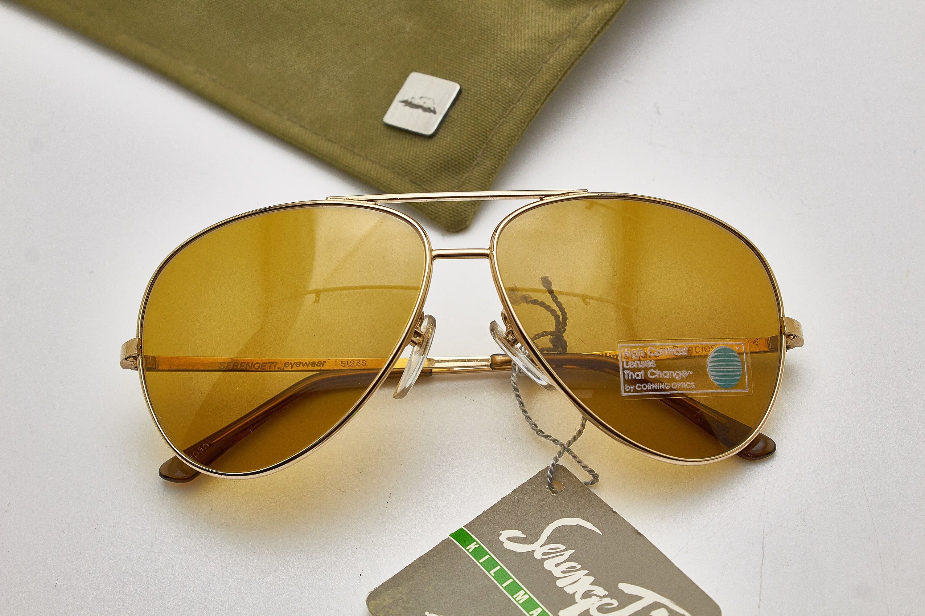 Serengeti SERENGETI quiet luxury 80s oversized gold thin metal specs Size ONE SIZE - 2 Thumbnail