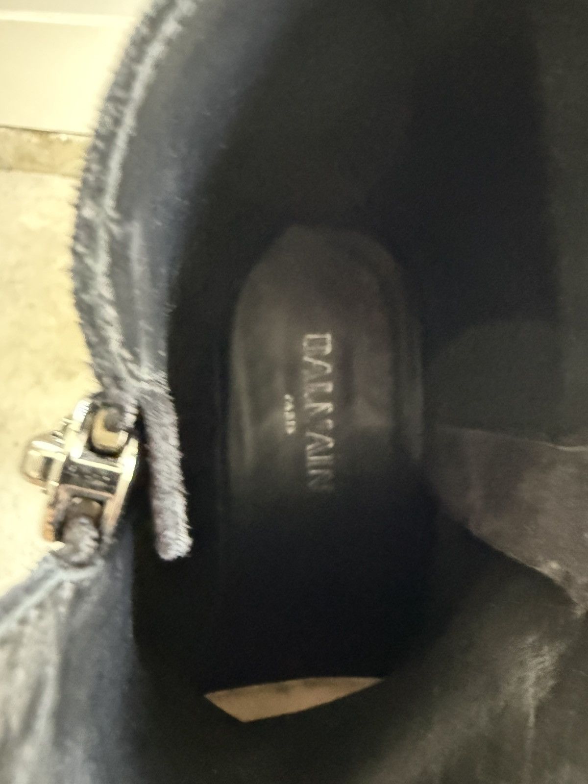 Balmain Balmain “Anthos” Suede Side-Zip Boots Size US 7 / EU 40 - 8 Thumbnail