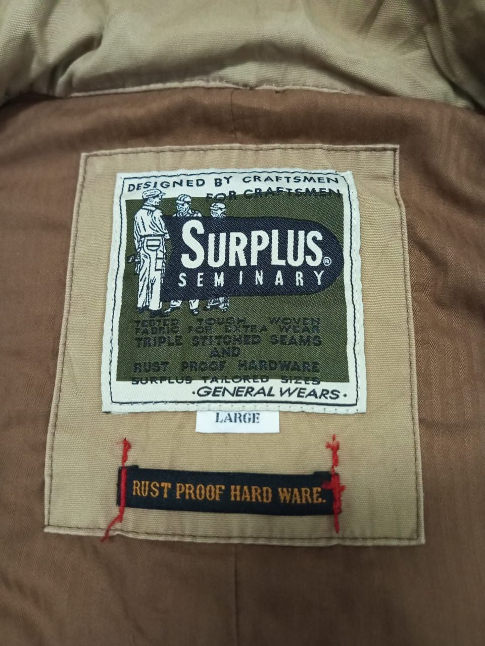 Japanese Brand A02 Surplus Seminary Up-Armored Parka Jacket Size US L / EU 52-54 / 3 - 5 Thumbnail