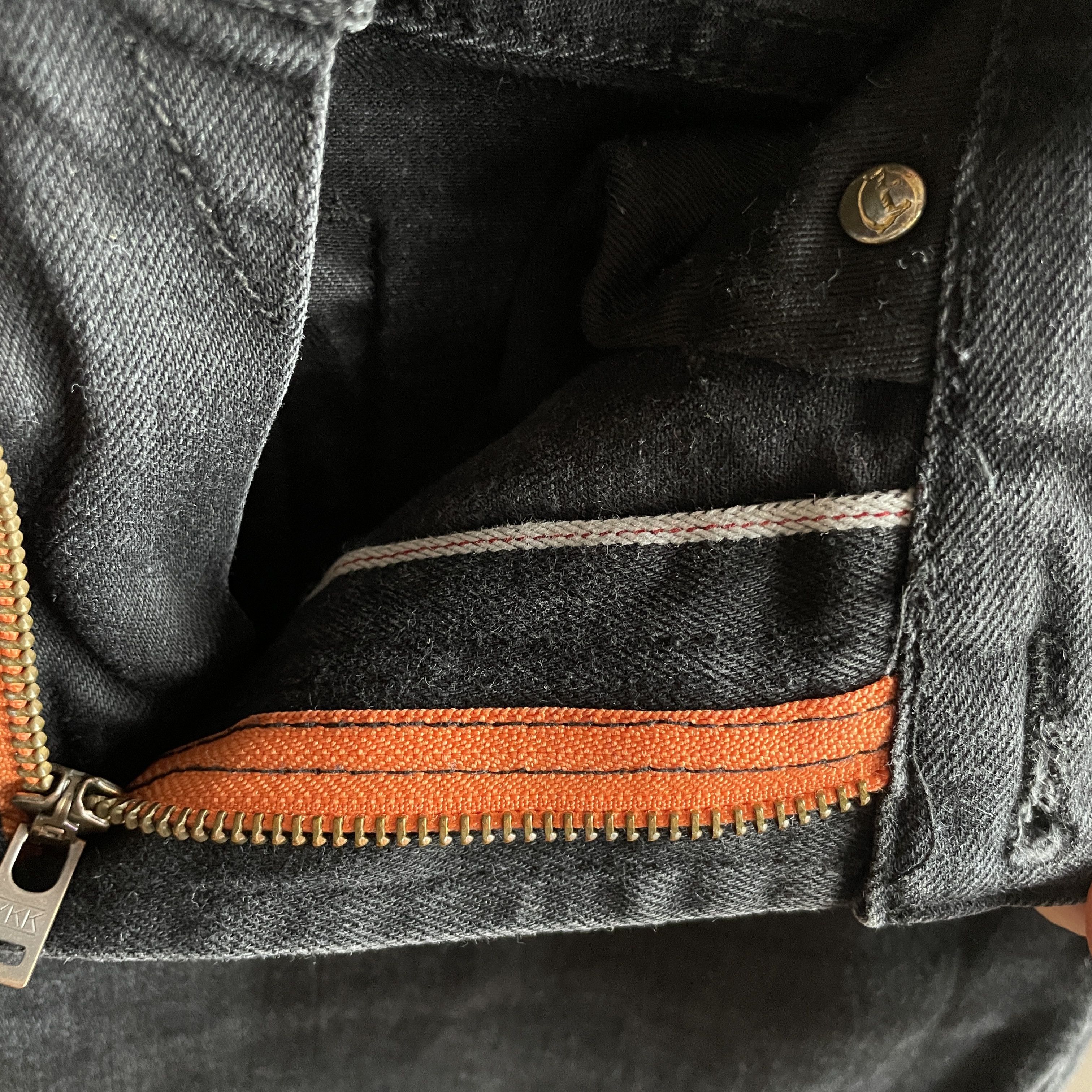 Jean Shop Jean Shop Jim Stretch Slim Washed Black Selvedge Denim Size US 32 / EU 48 - 9 Thumbnail