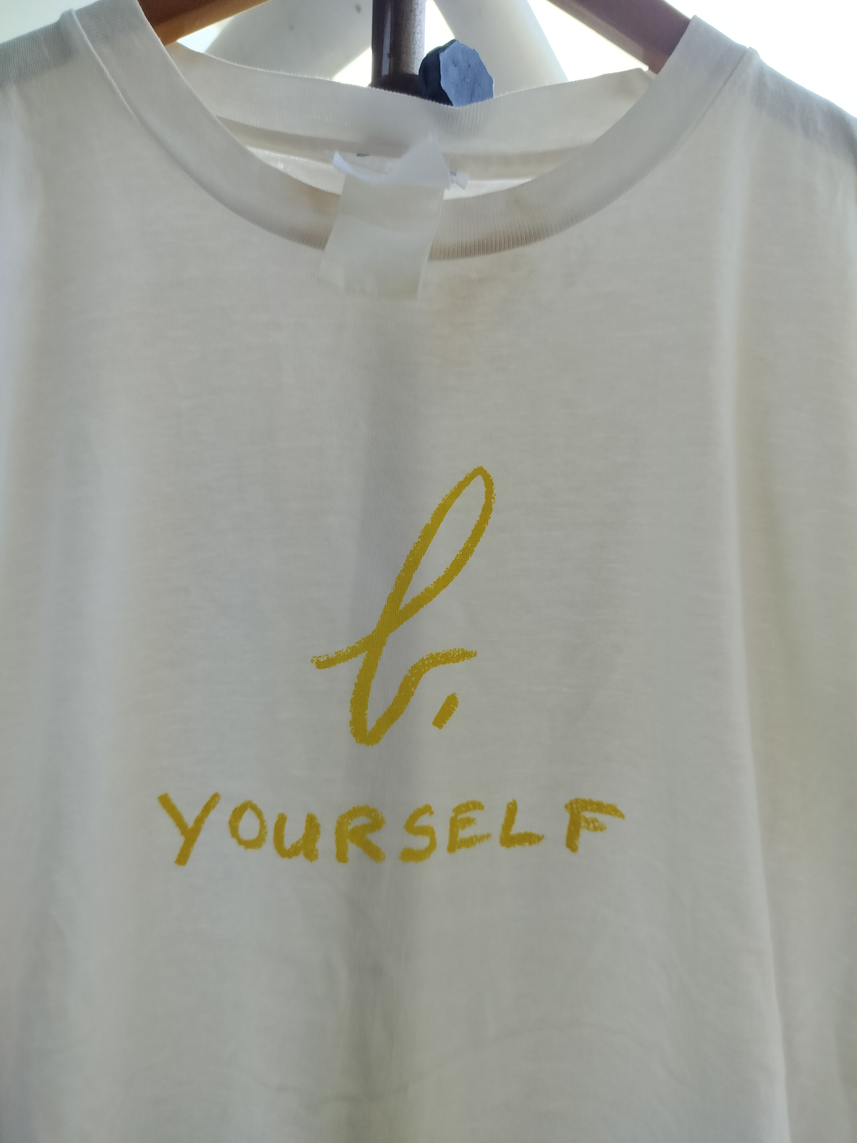 agnes b. Vintage Agnes B Paris Yourself t-shirt Size US S / EU 44-46 / 1 - 2 Thumbnail