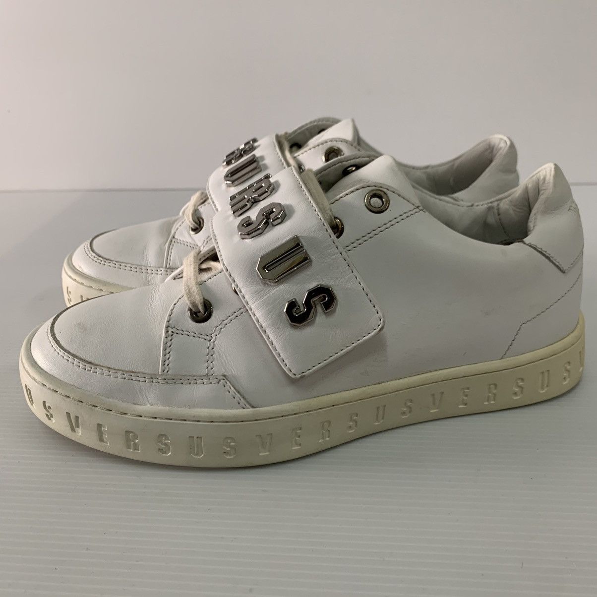 Versace Versus Versace Leather Shoes Size US 7 / IT 37 - 3 Thumbnail