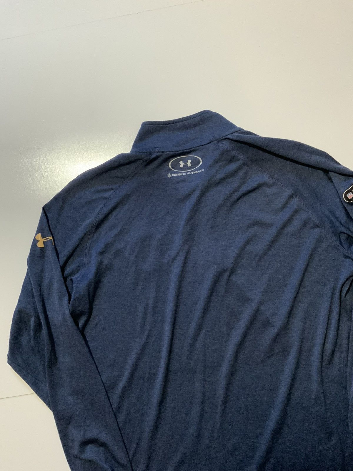 NFL × Under Armour St Louis Rams Los Angeles Combine 1/4 Zip Pullover Size US M / EU 48-50 / 2 - 4 Thumbnail