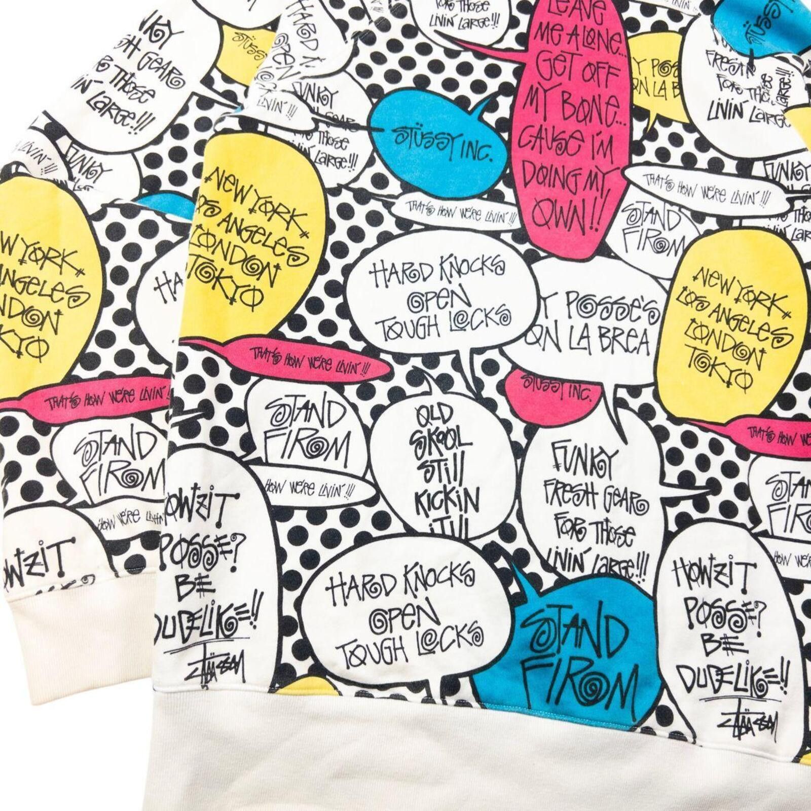 Stussy Vintage 2000s Stussy Speech Bubble Zip Up Hoodie Size L Size US L / EU 52-54 / 3 - 5 Thumbnail