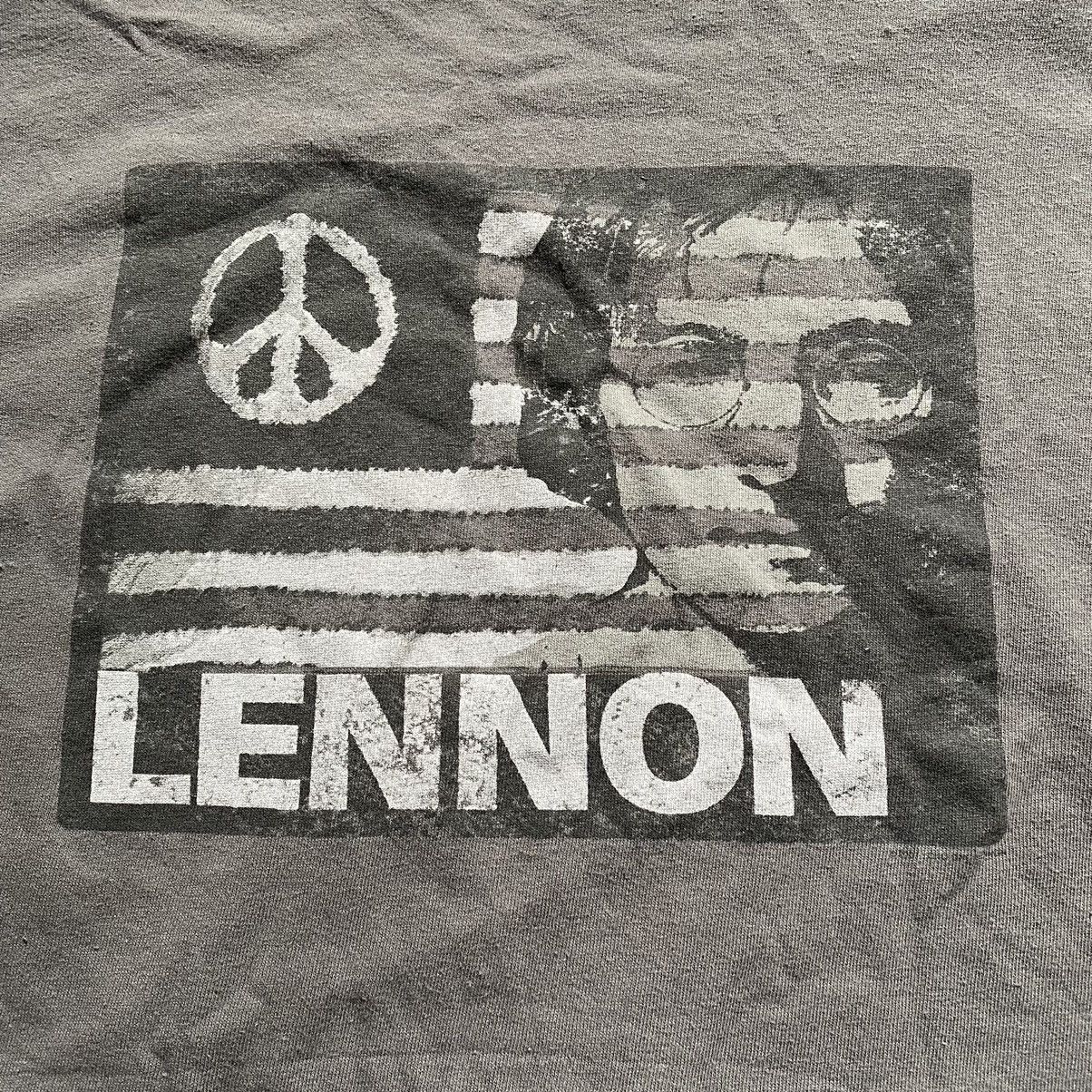 Band Tees JOHN LENNON Y2K GIVE PEACE A CHANCE T SHIRT Size US XL / EU 56 / 4 - 4 Thumbnail
