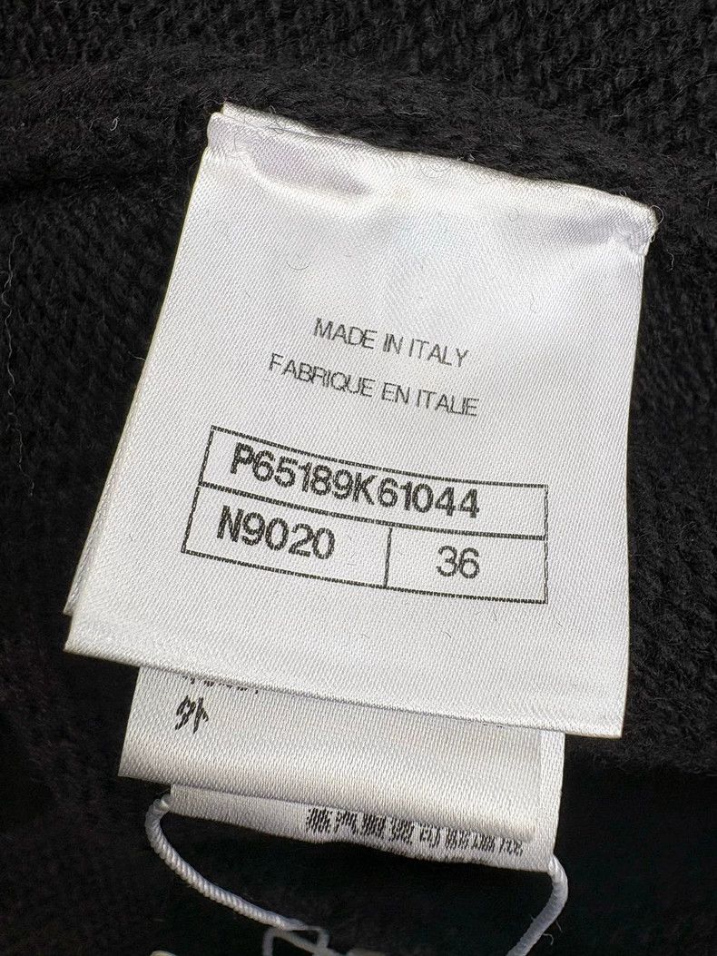 Chanel Chanel 20B black pearl letter logo long-sleeved short swea Size XS / US 0-2 / IT 36-38 - 5 Thumbnail