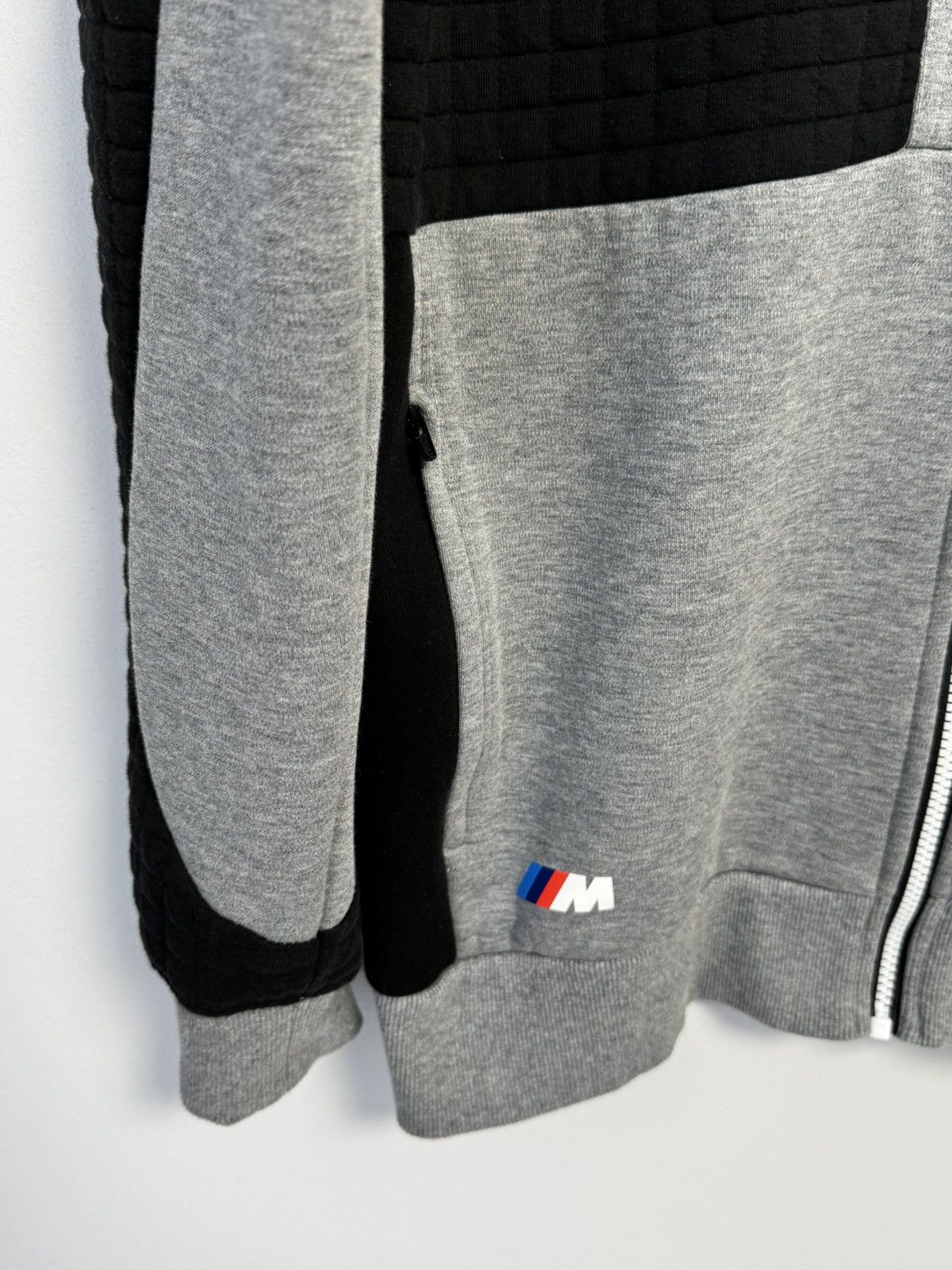 PUMA Men's BMW L Motorsport Full-Zip Hoodie GRAY
