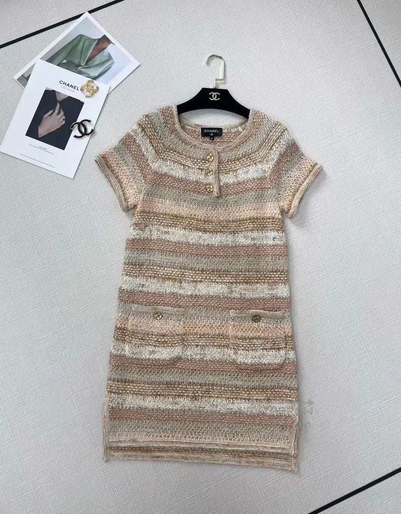 Chanel Chanel Greek series of knitted dresses Size XS / US 0-2 / IT 36-38 - 1 Thumbnail