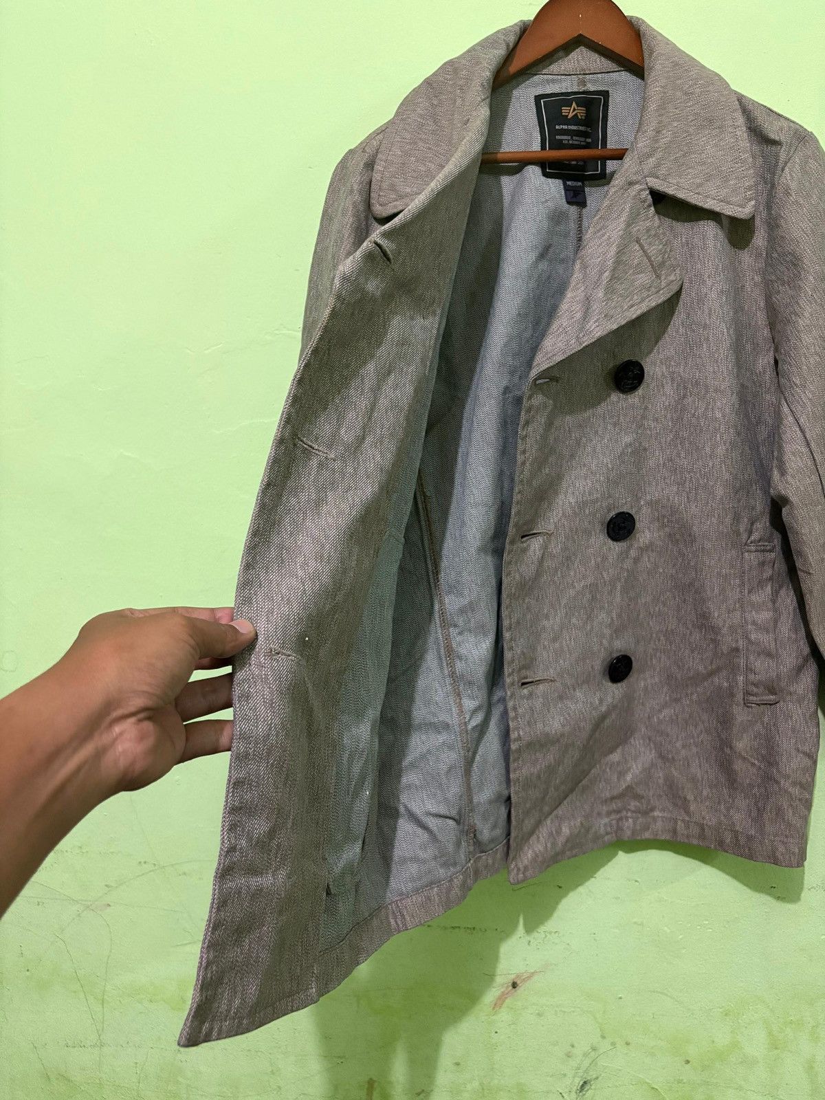 Alpha Industries Alpha industries PeaCoat Jacket Design Nice Design Size US M / EU 48-50 / 2 - 4 Thumbnail