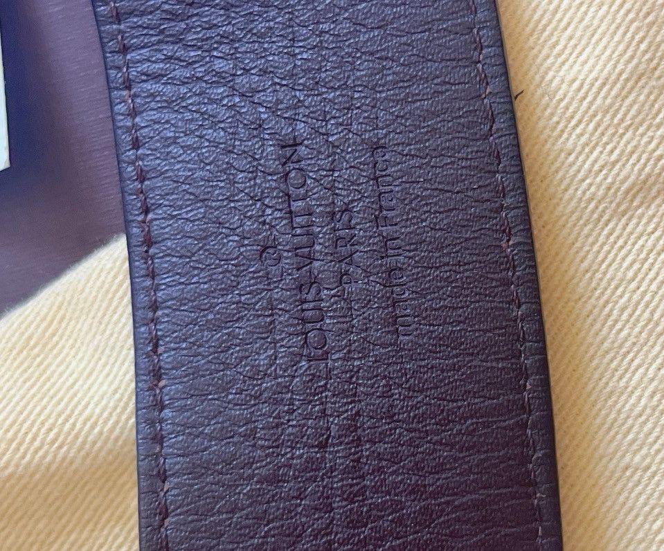 Louis Vuitton Louis Vuitton Men's Leather Belt -2505 Size ONE SIZE - 7 Thumbnail